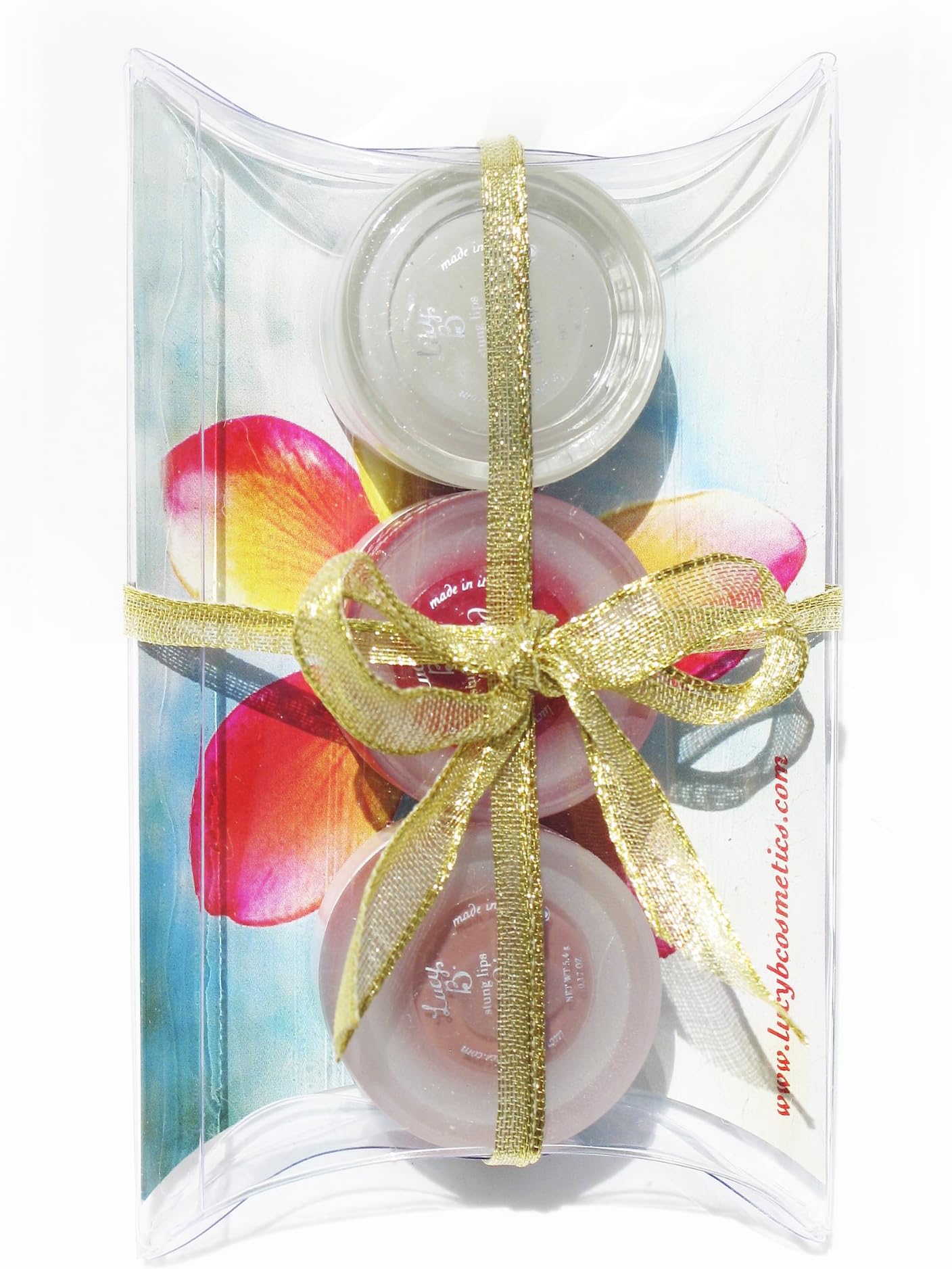 Lucy B Tinted Lip Balm: Nudie, Lemonade and Ruby Red
