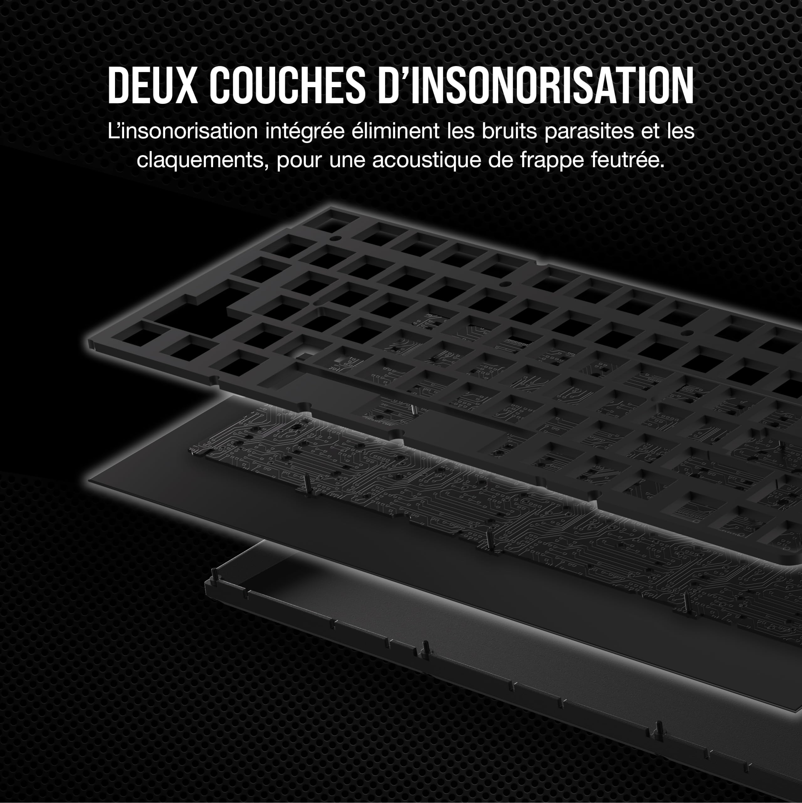 Corsair K65 Plus Wireless 75% RGB Mechanical Gaming Clavier – Noir
