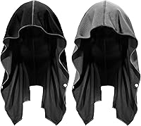Vista 10 de Sukeen Toalla de enfriamiento con capucha, toallas de enfriamiento para cuello y cara, de secado rápido, absorbente, protección UV, envolturas