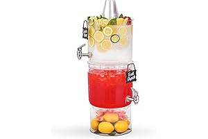 Buddeez 2-Gallon Double Drink Dispenser with Stand