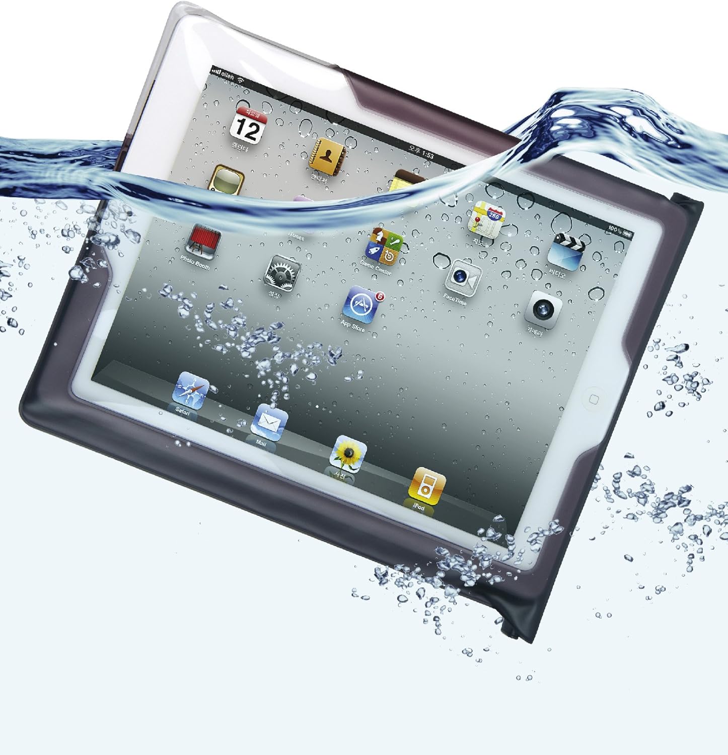 Rollei WP-i 30 Diving Case for iPad 1 2 3 4 Black 18170