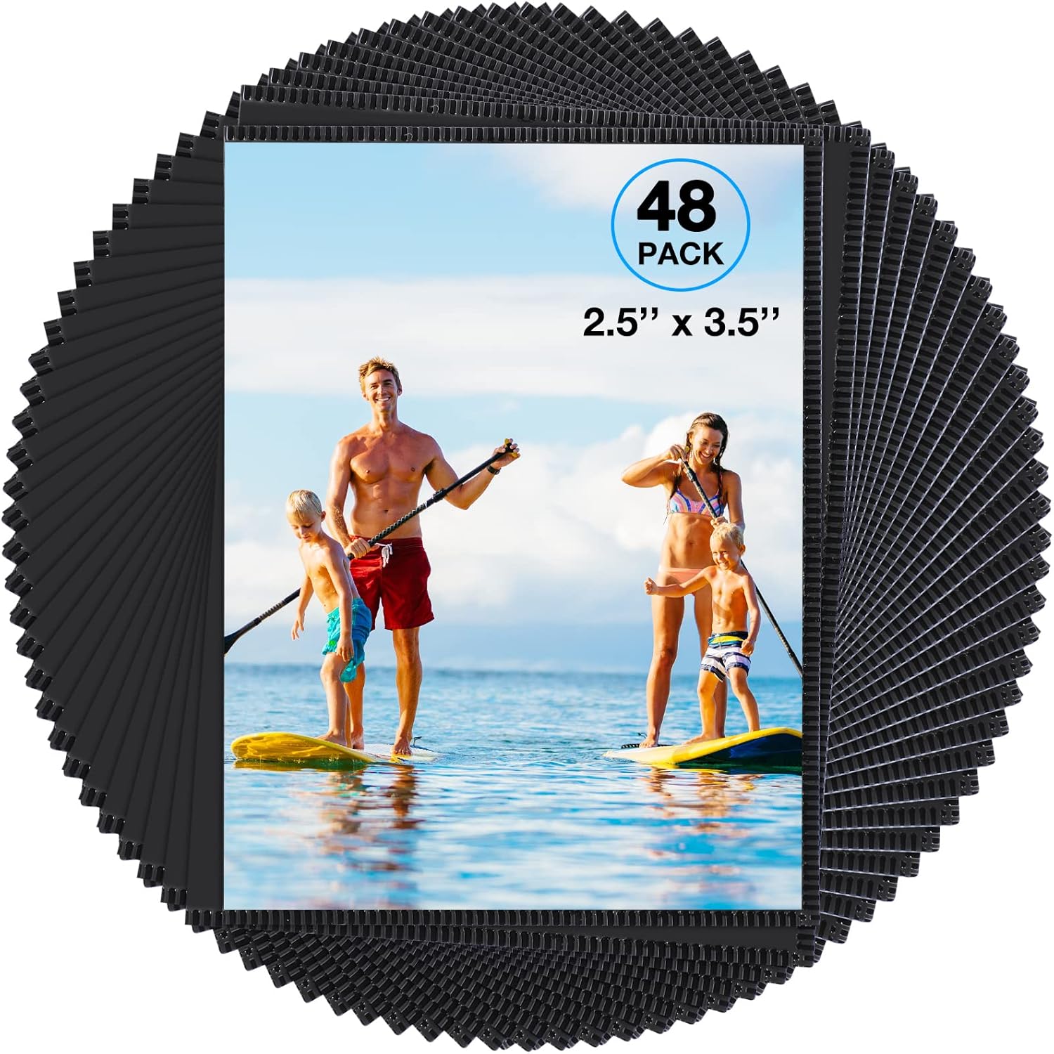 Weewooday 48 Pieces Picture Frame Wallet Size