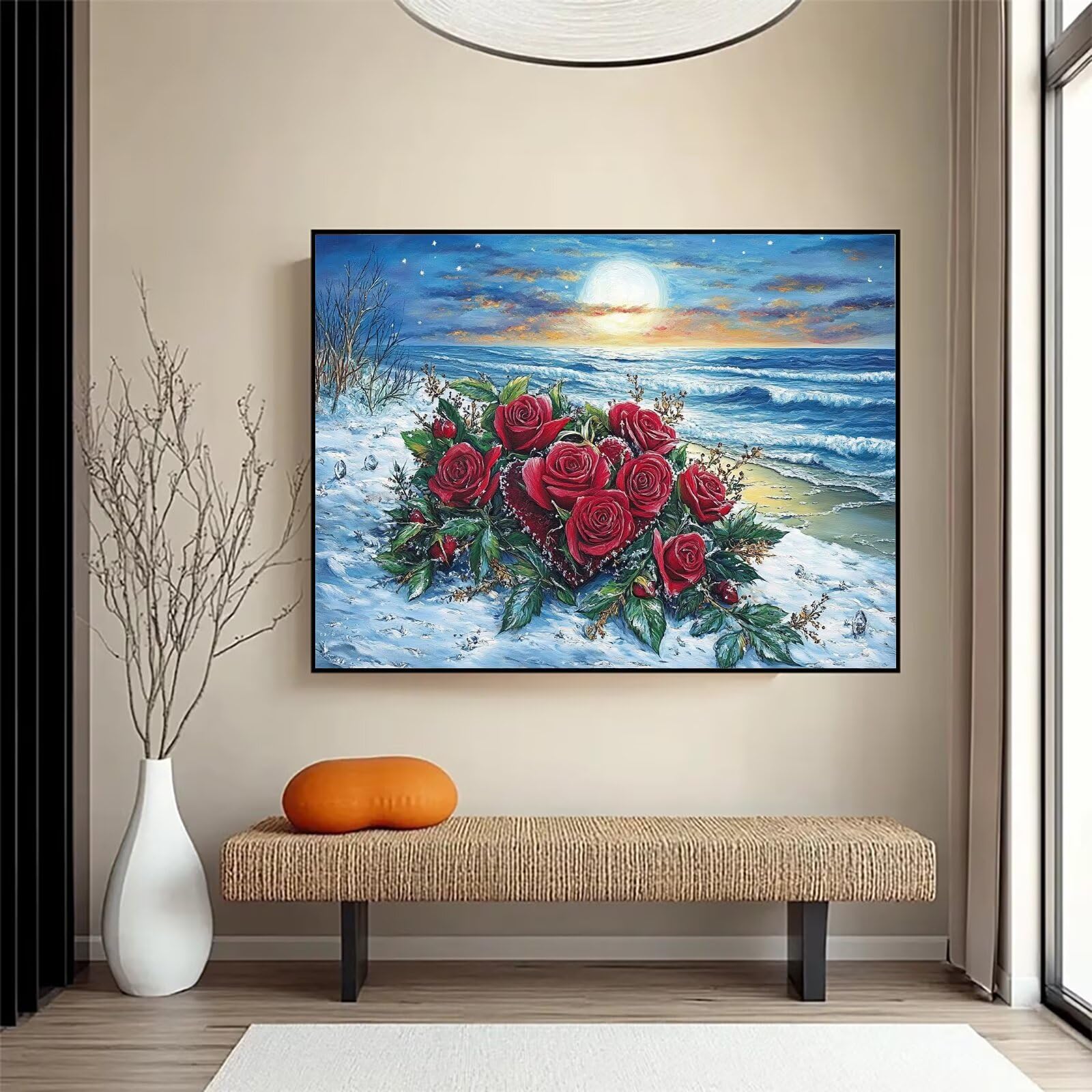 Diamond Painting Strand, 5D Diamond Painting Erwachsene 70x90cm qw1-595