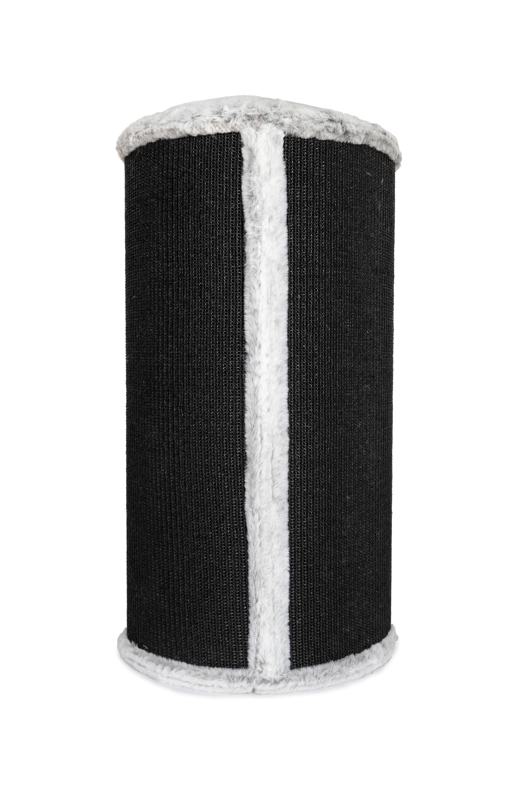 Bontoy Katzenturm Mukki grau I mit 2 Höhlen I große Liegefläche I 75 cm höhe I Stabiler Stand I mit Sisalmatte umwickelt I Kissen herausnehmbar