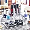 Deconox 9 Compartment Drawer Acrylic Pyramid Cosmetic Product Organizer, 9 Compartment Makeup Organizer, Acrylic Pyramid Makeup Organizer 523