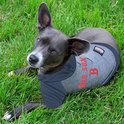 Miniatura 2 de MLB PET Apparel - Camisetas camisas chaquetas camo camisetas con capucha y camisetas rosas para perros y gatos disponibles en los 30 equipos de la