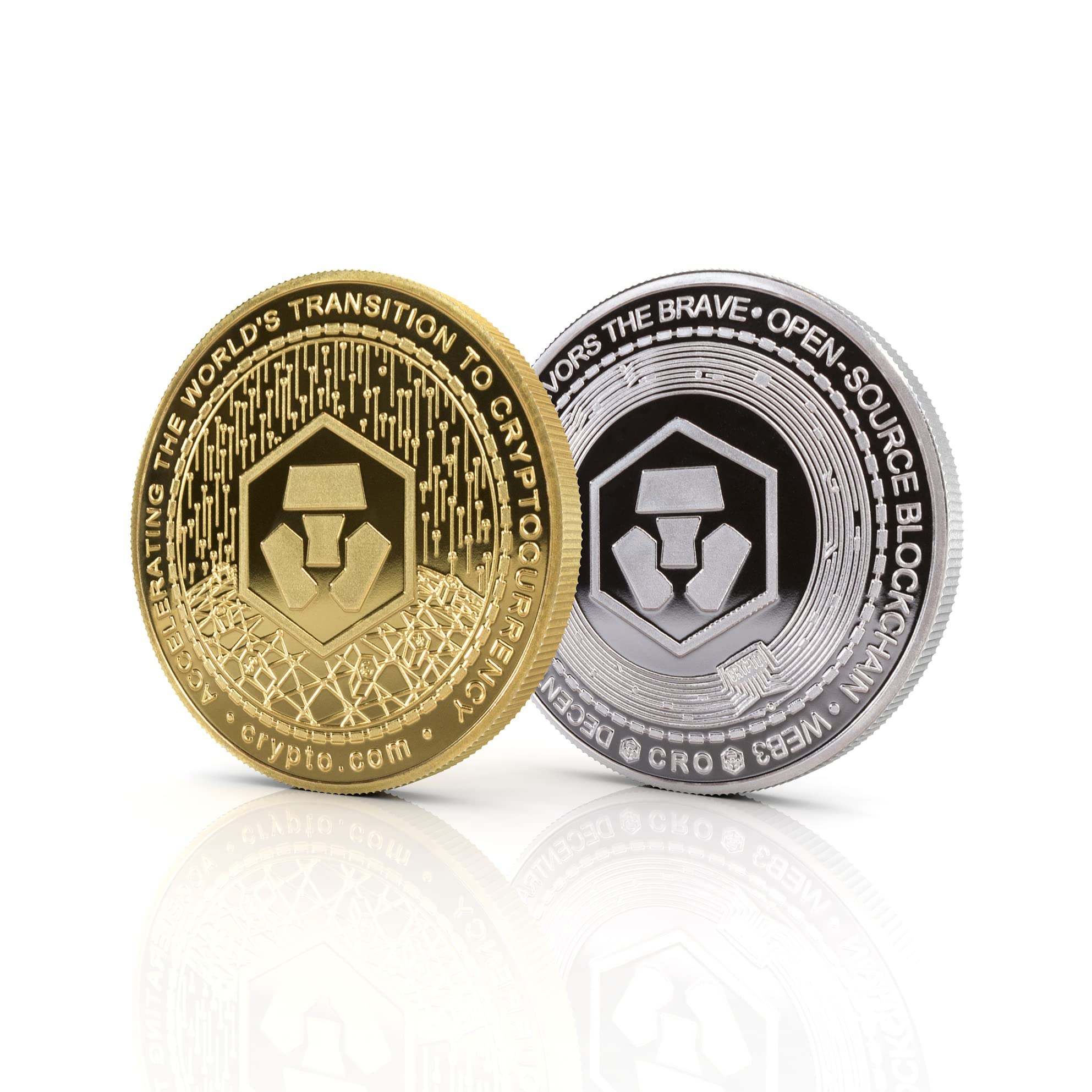 Crypto Enthusiast Gift Chainlink Physical Crypto Coin - Commemorative  Collectible Cryptocurrency Token | HODL Display Piece Rhinestone Evening  Dress