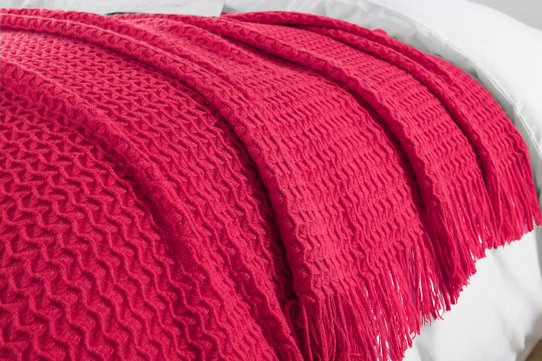 HHZY Coperta per Decorazioni per La Casa Coperta Lavorata A Maglia Grossa Coperta per Divano A Maglia Spessa Fatta A Mano Coperte in Filato di Lana Tappeto da Yoga,Blu,130x170cm