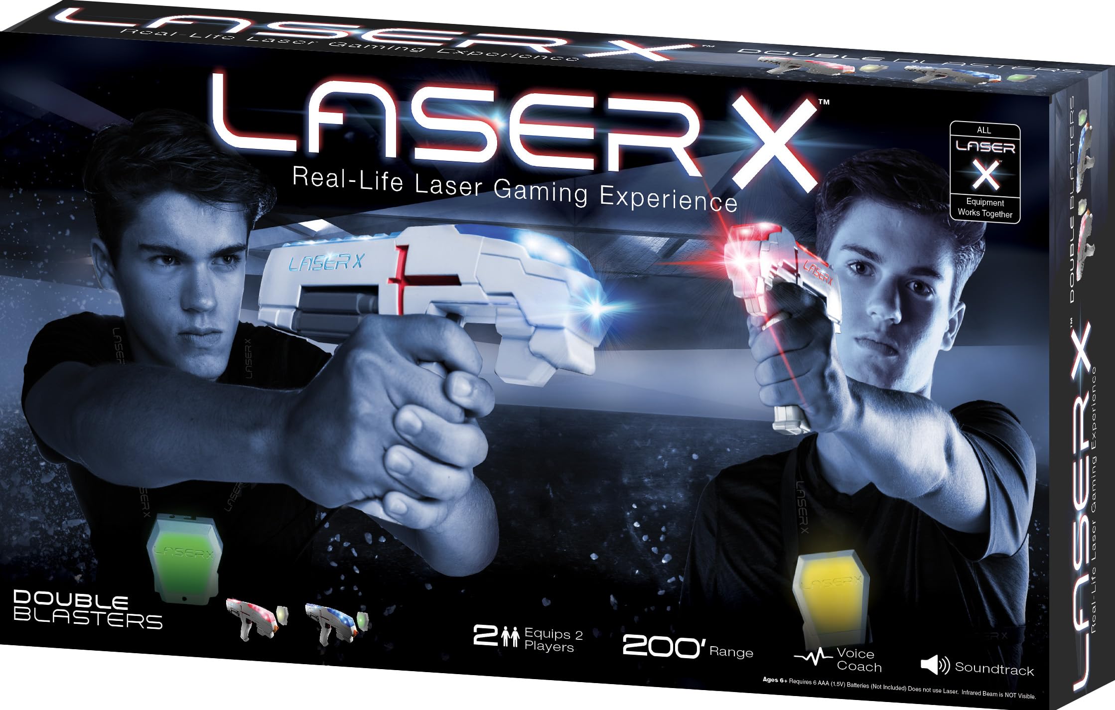 Amazon.com: LASER X The Original Two Player Laser Tag Gaming Set