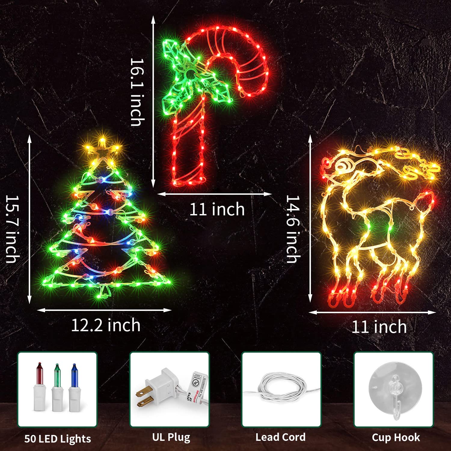 Lighted Window Decorations