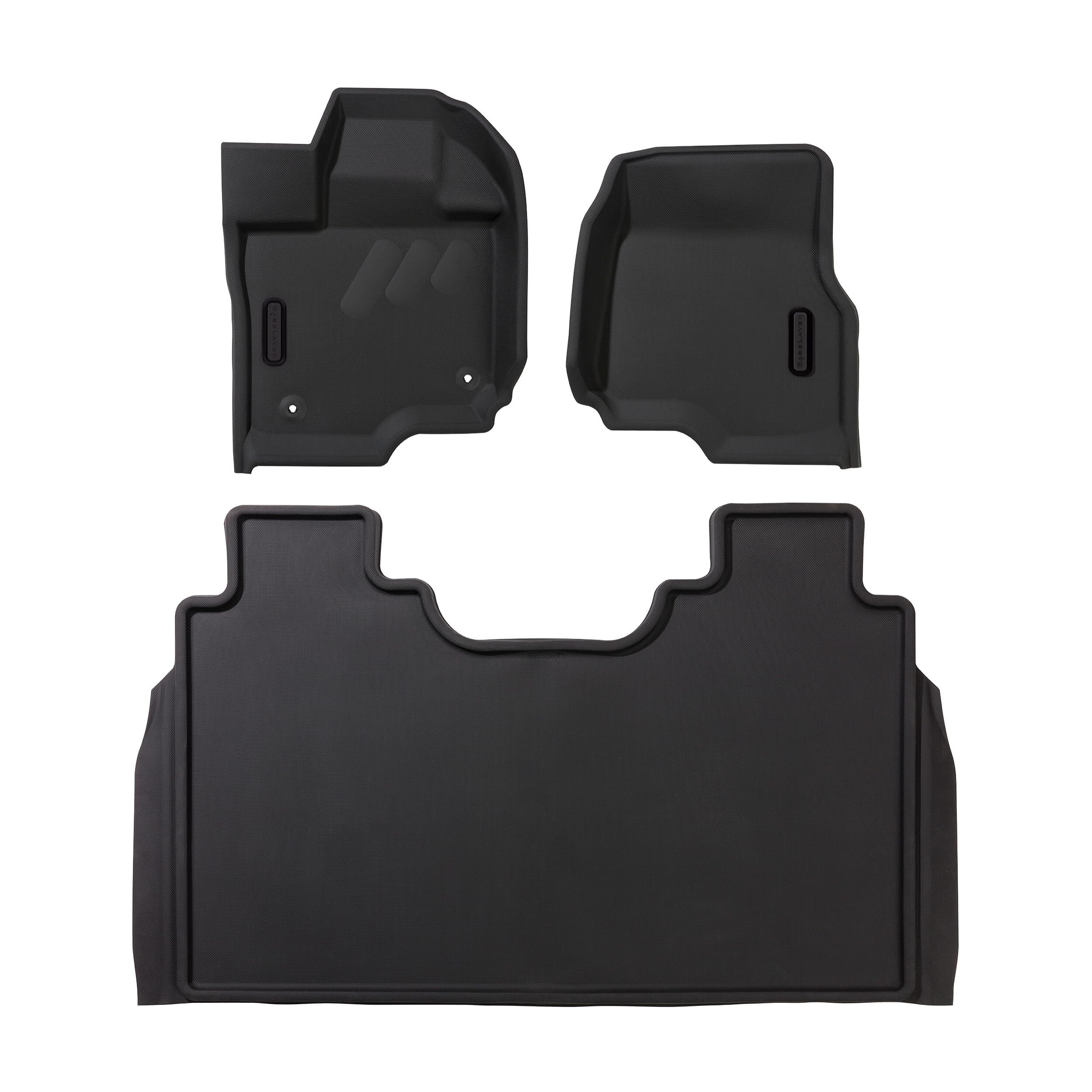 BaseLayer Elite Floor Mats for Ford F150 2015-2025 SuperCrew and 2022-2025 Lightning - Made in USA Precision Fit