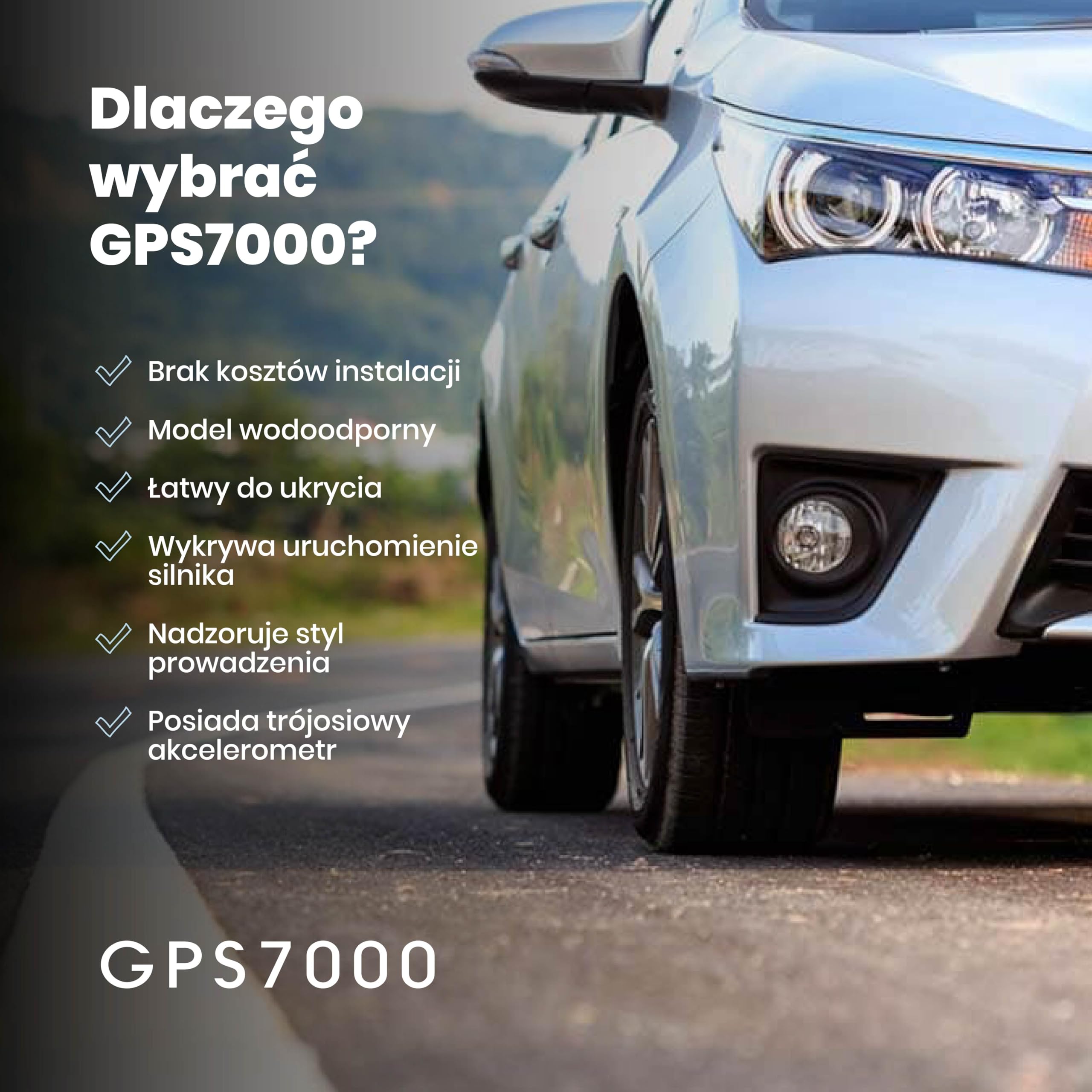 GPS7000-4G Ukryty lokalizator GPS do pojazdów | 30 dni usługi w cenie | Łatwa samodzielna instalacja | Po 30 dniach usługi w cenie możesz zdecydować się na subskrypcję | Brak ukrytych opłat
