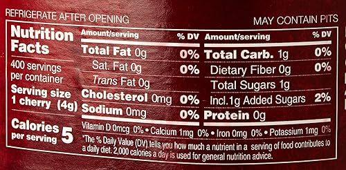 Miniatura 4 de Regal Maraschino Cerezas Sin Tallos - 1 Galón