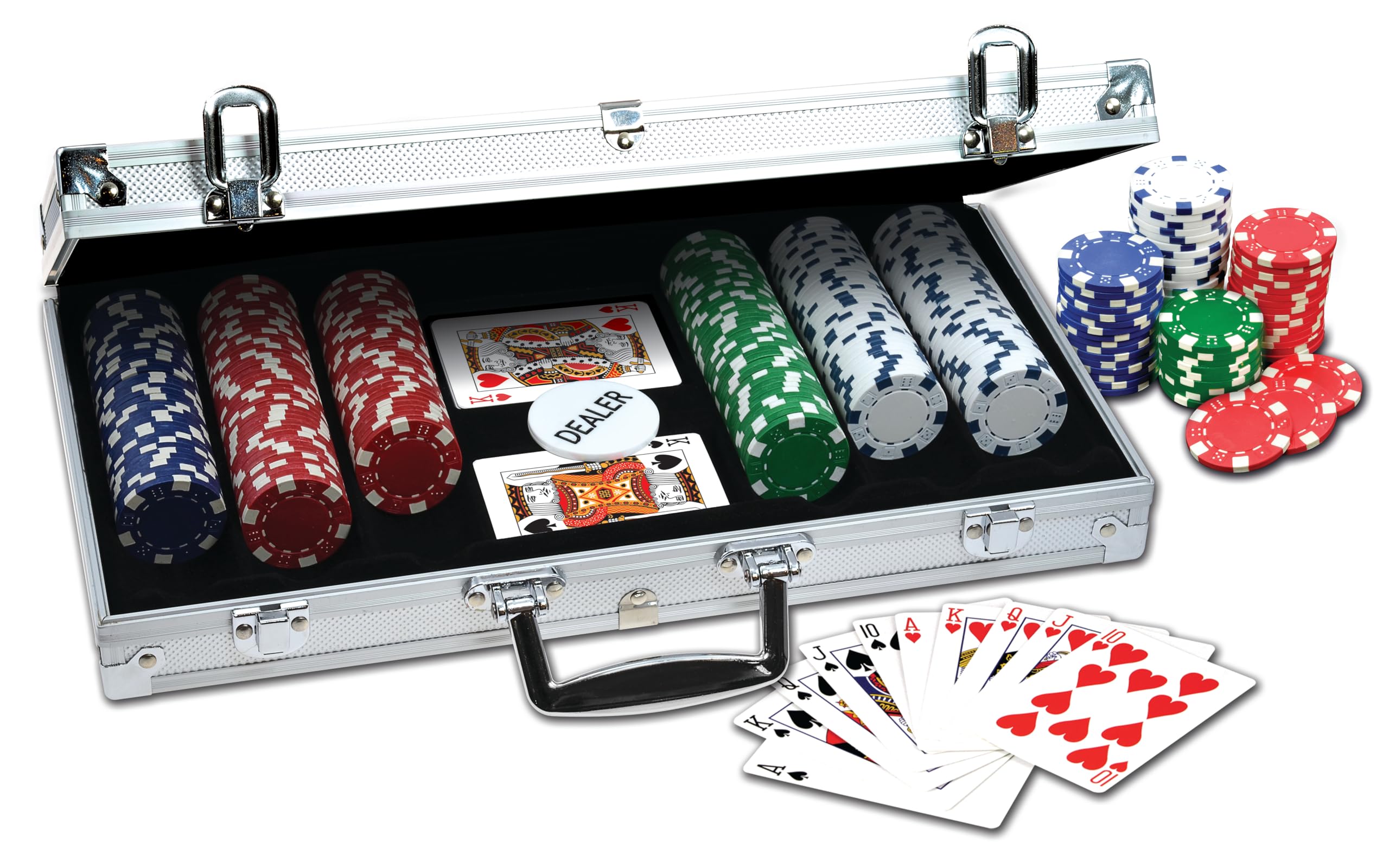 PartyPoker Poker 300 jetons de Poker 11,5 g avec étui