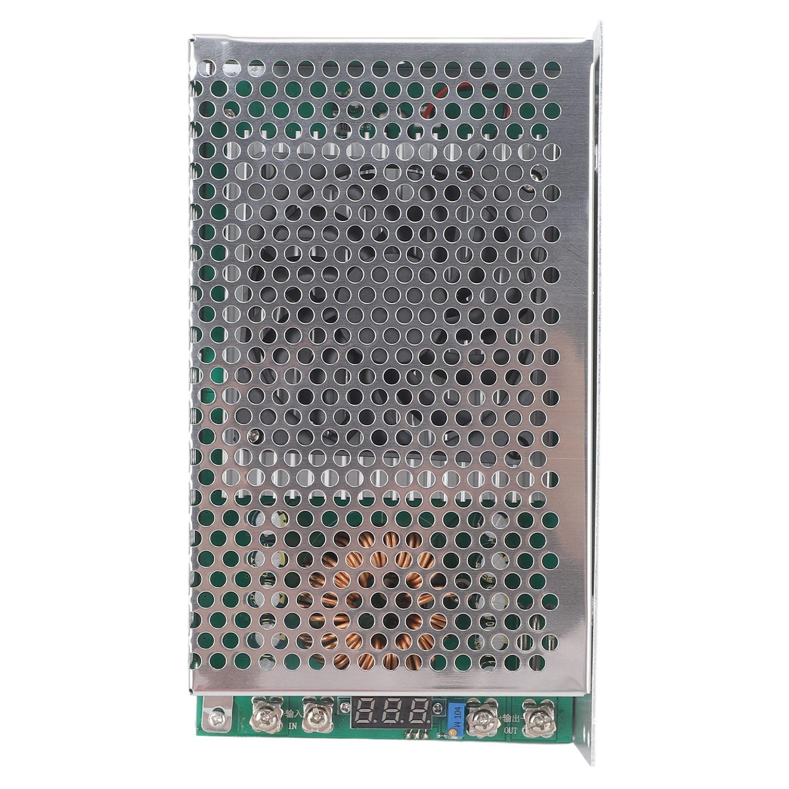 Fafeicy Przetwornica Obniżająca DC-DC, Wejście 25-90V, Wyjście 2,5-60V, 1500W, 50A, moduł Regulacji Napięcia o Dużej Mocy z obudową ze Stopu Aluminium i Zabezpieczeniem Przed