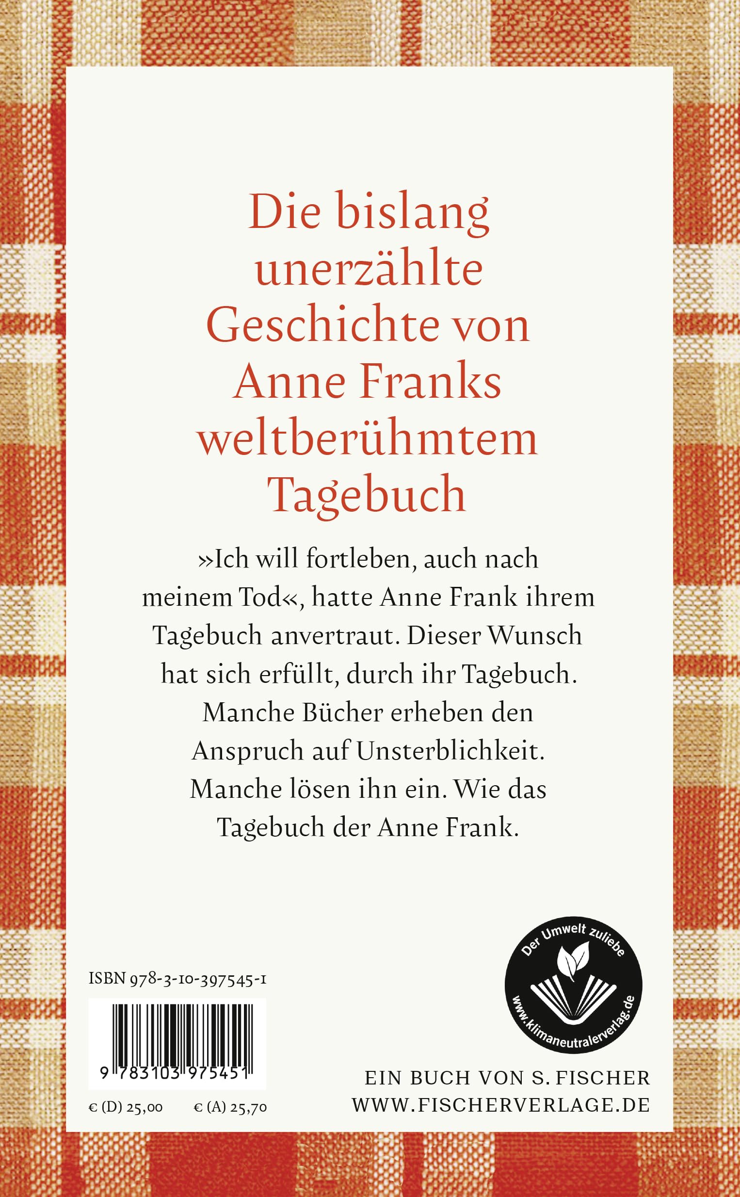'Ich will fortleben, auch nach meinem Tod': Die Biographie des Tagebuchs der Anne Frank