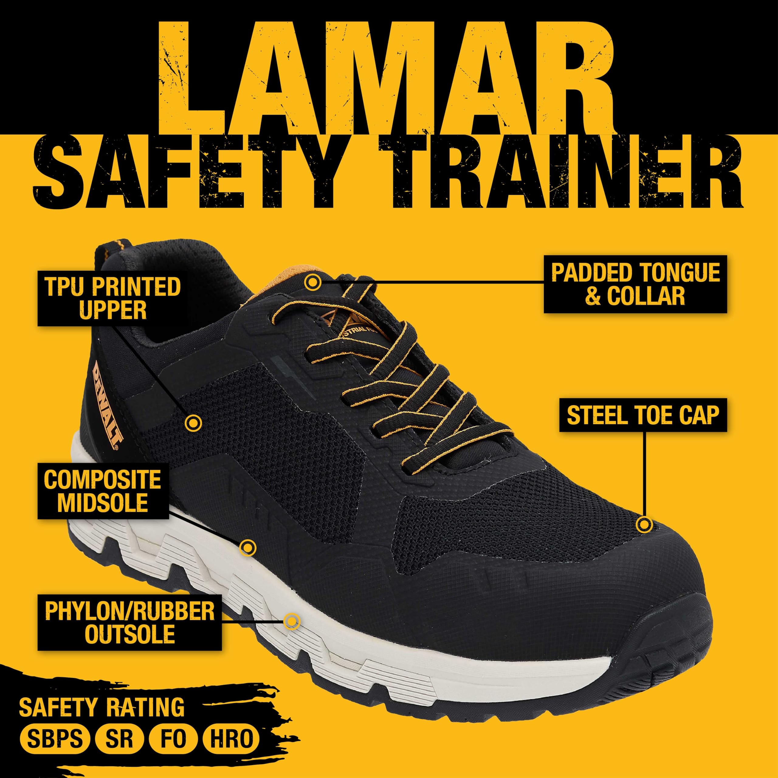 DEWALT Lamar Trainer, Zapatos de construcción Hombre