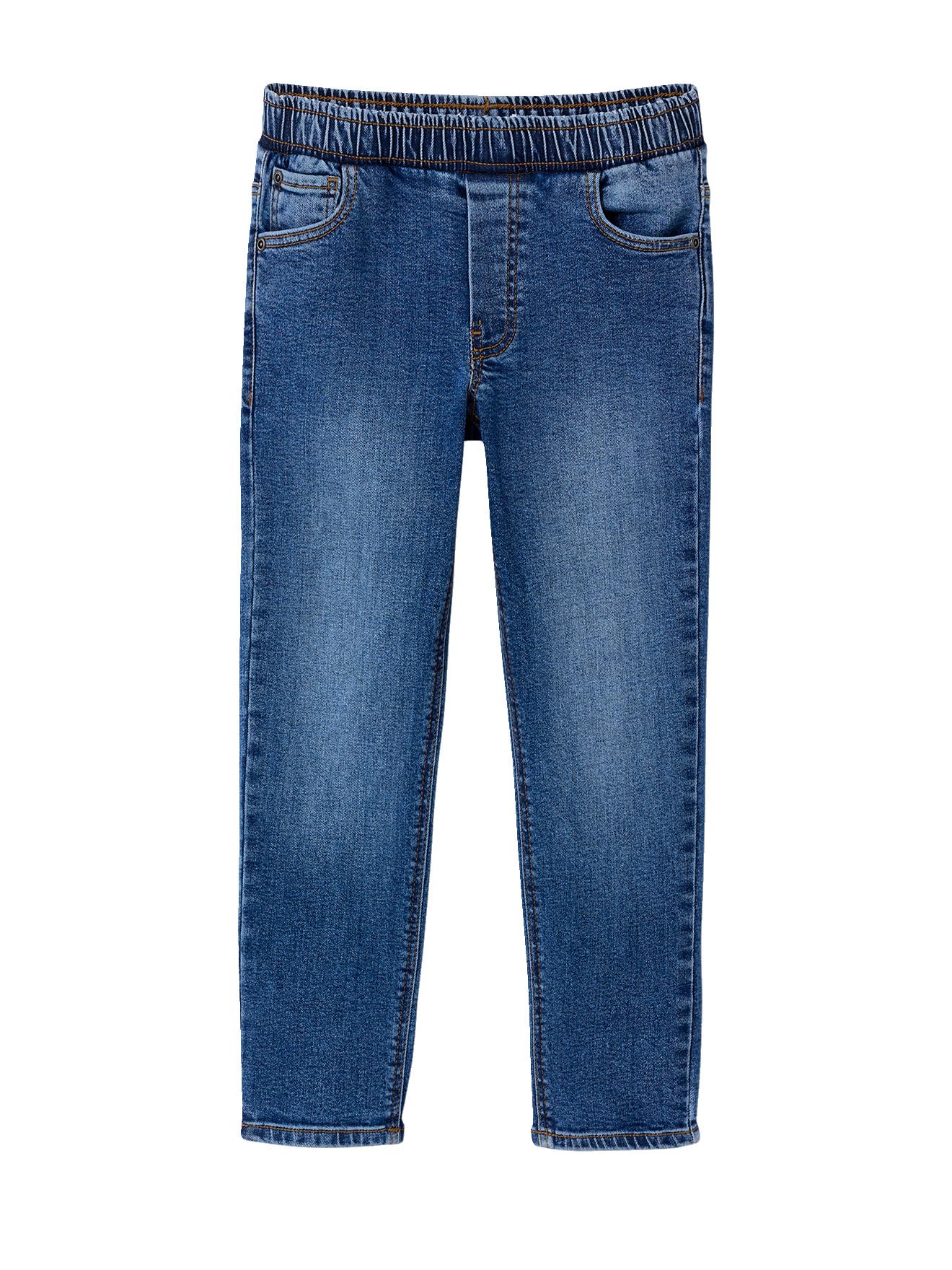 Vertbaudet 2er-Pack Jungen Slim-Jeans mit verstellbarem Dehnbund Basic
