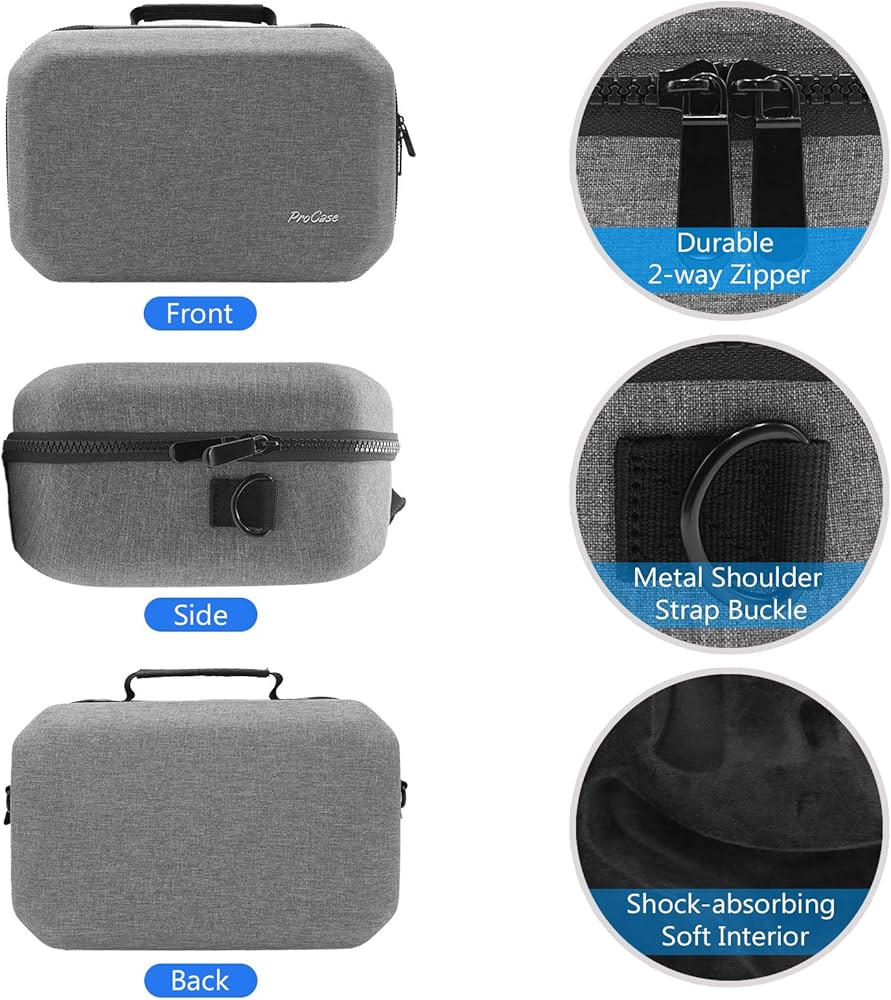 Amazon.com: ProCase Hard Travel Case Compatible for Meta Oculus
