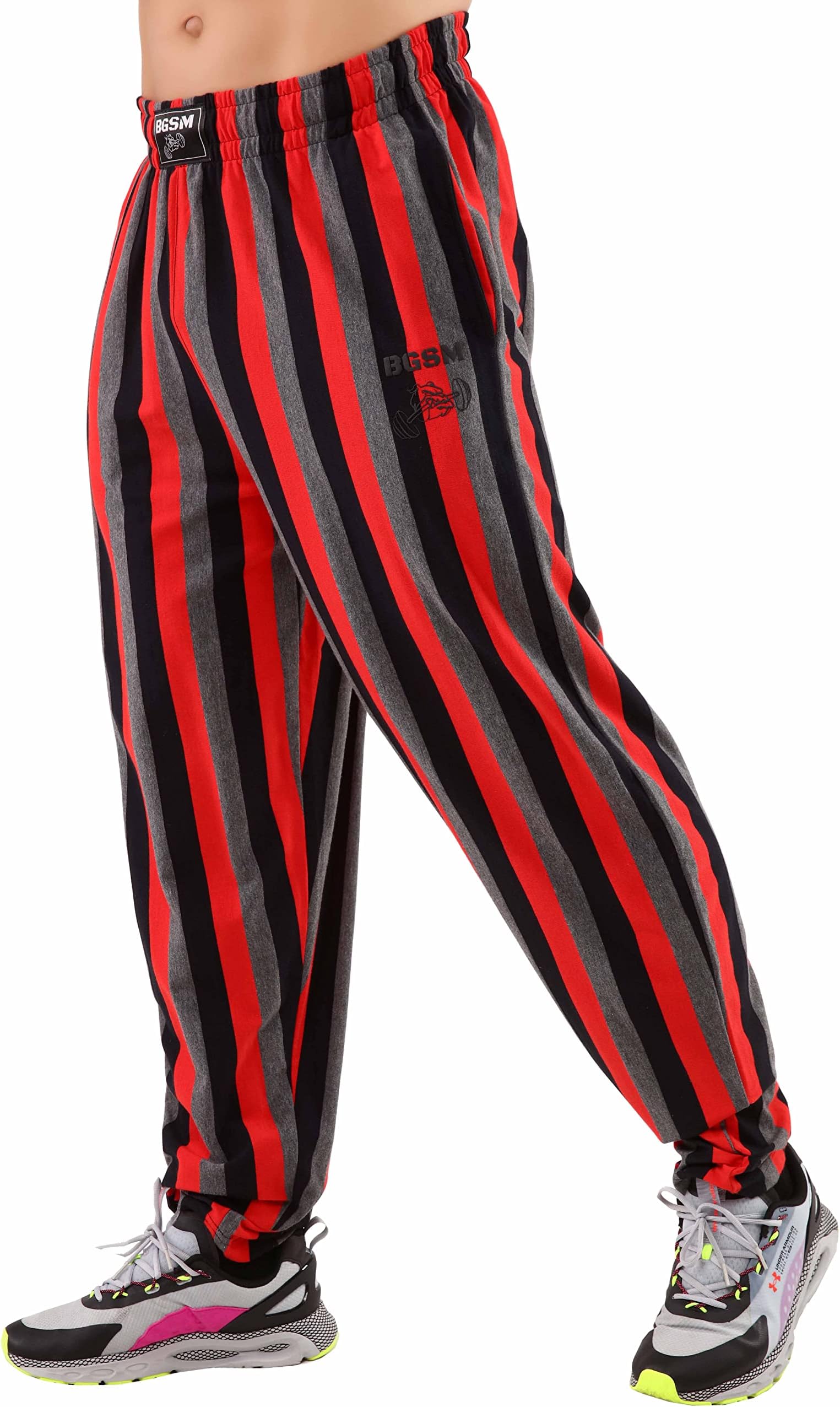 - Men's Baggy Sweatpants with Pockets, Oldschool Loose Fit Gym Pants