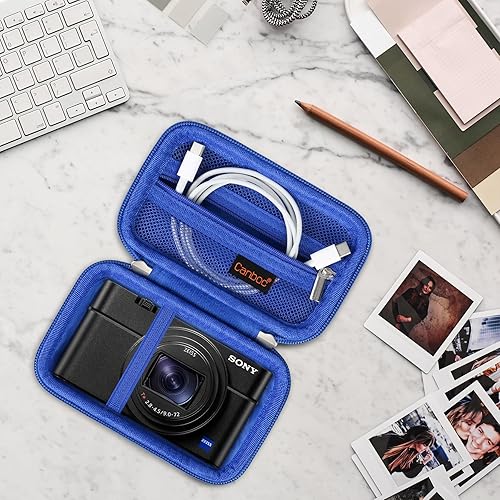 Vista 39 de Canboc Funda de transporte para cámara digital compacta Sony RX100 VII/ RX100 VI/ RX100 V/ RX100 IV/ RX100 III - Bolsa para cámara digital compacta