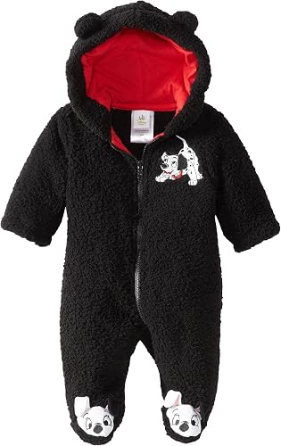 Disney Conjuntos de felpa de 2 piezas para bebés y niños recién nacidos, Negro -