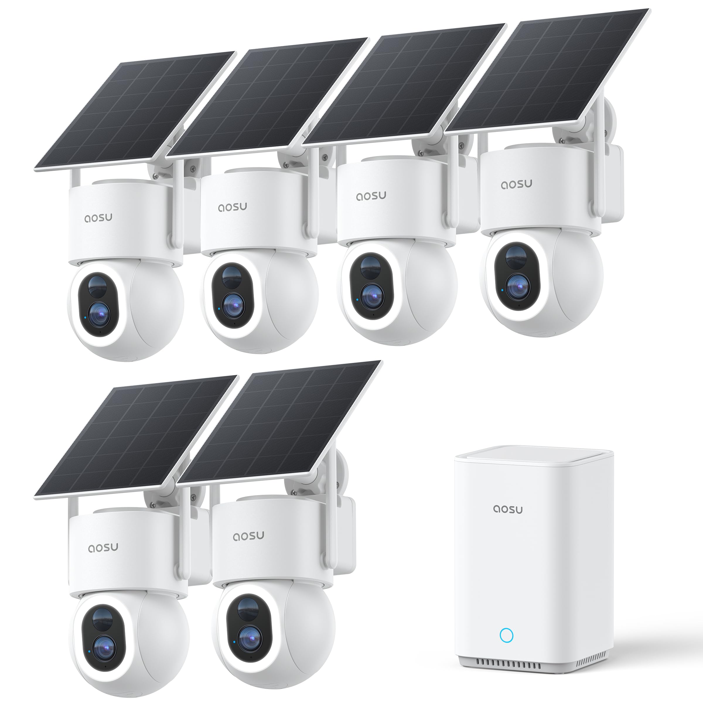 aosu SolarCam D1 Max 6-Cam Kit