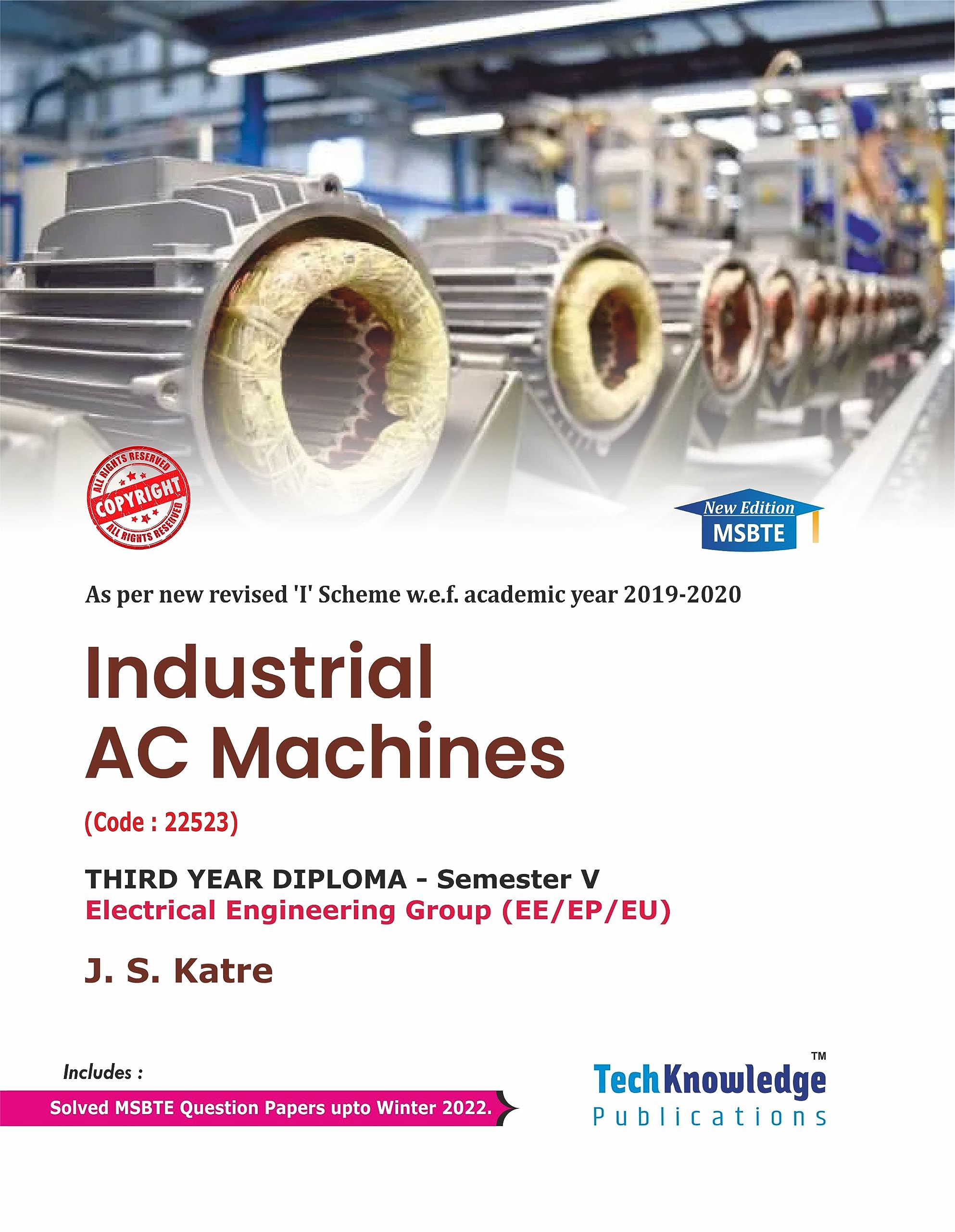 Industrial AC Machines For MSBTE Diploma Electrical Engineering Group Sem 5