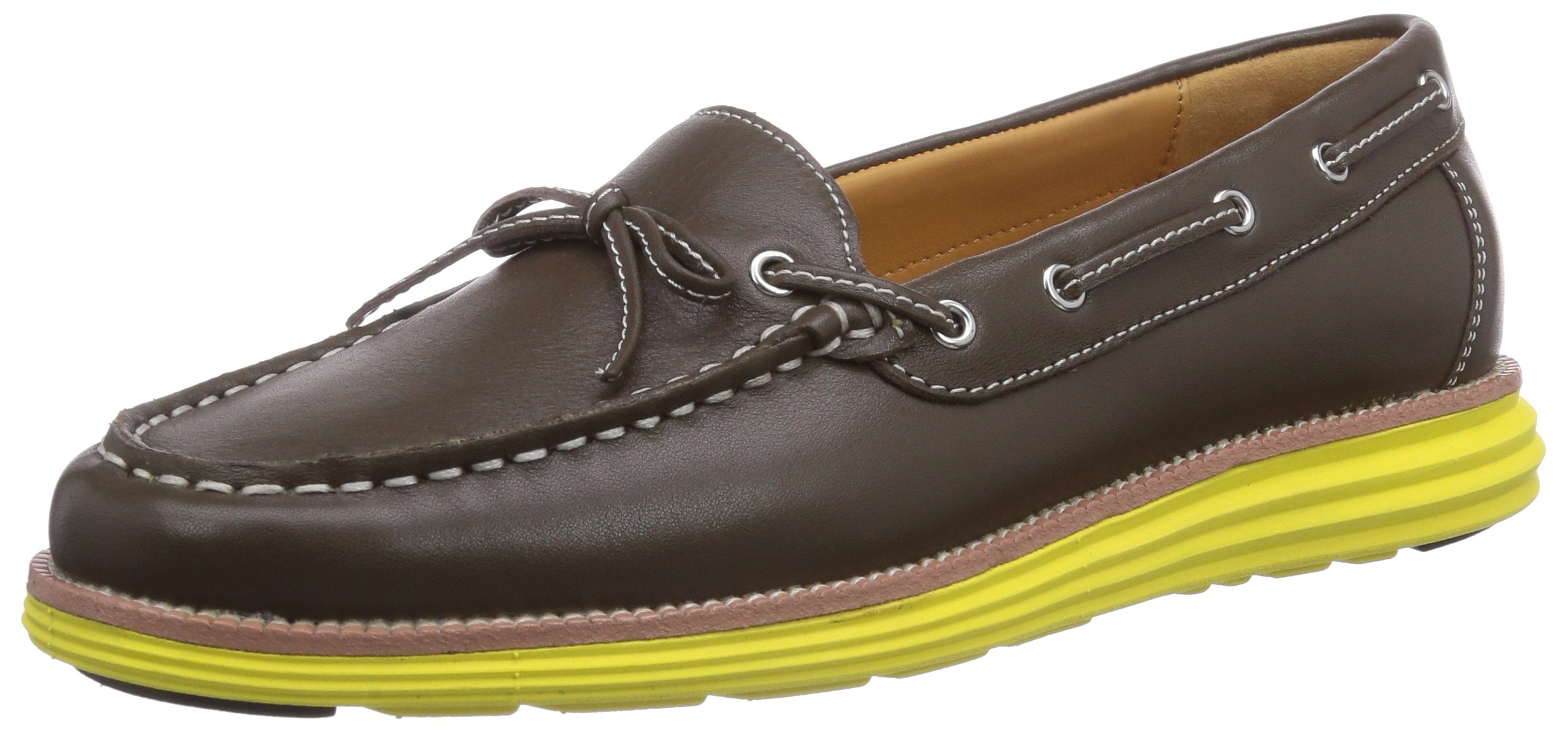 chung shi Women's Sensomo IV Loafer, Braun/Gelb, 38 EU