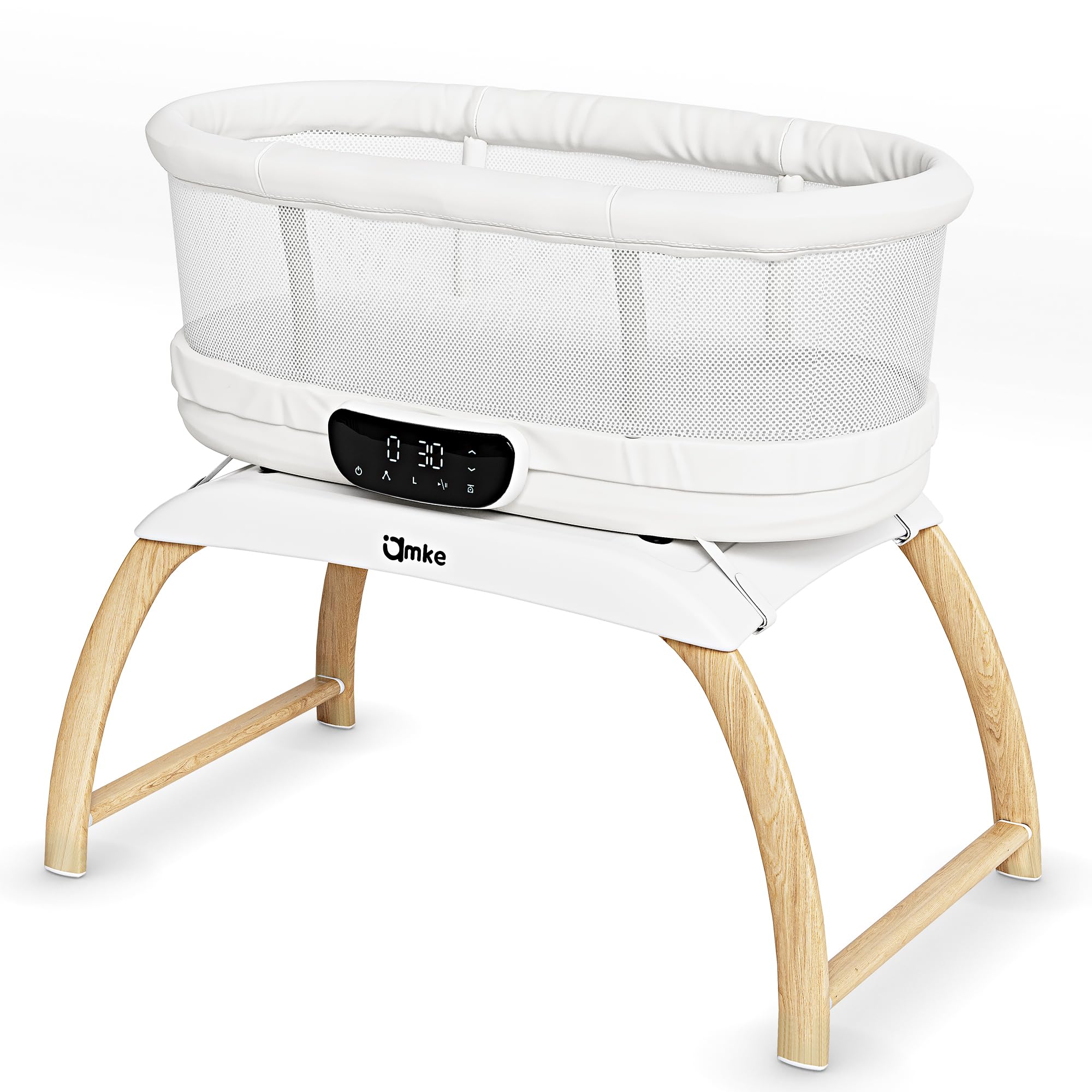 Amazon.com : AMKE Baby Bassinets,All mesh Bedside Sleeper
