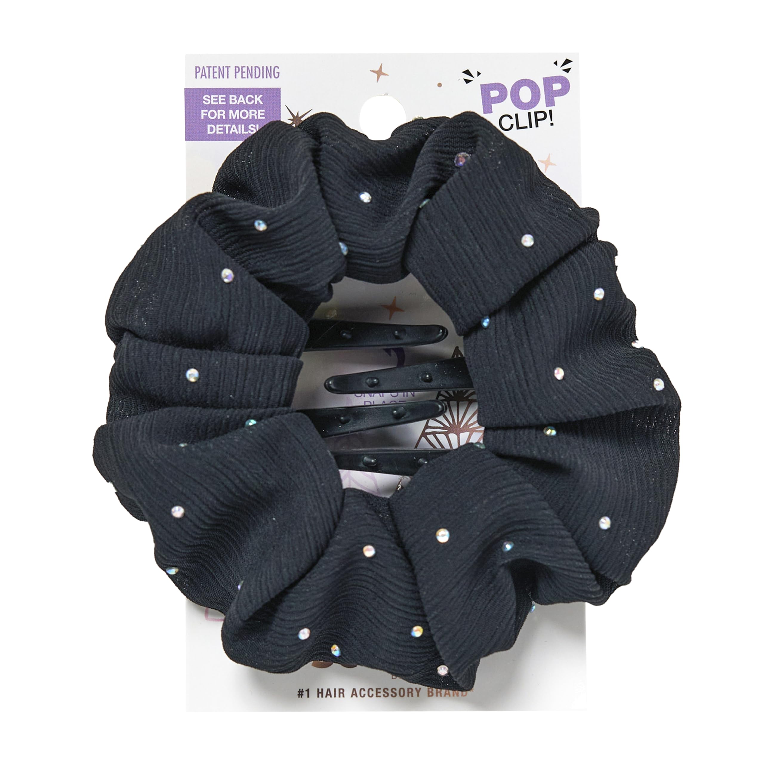 Amazon.com: Scunci by Conair Pop Clip Barrette- hair  display picture 2