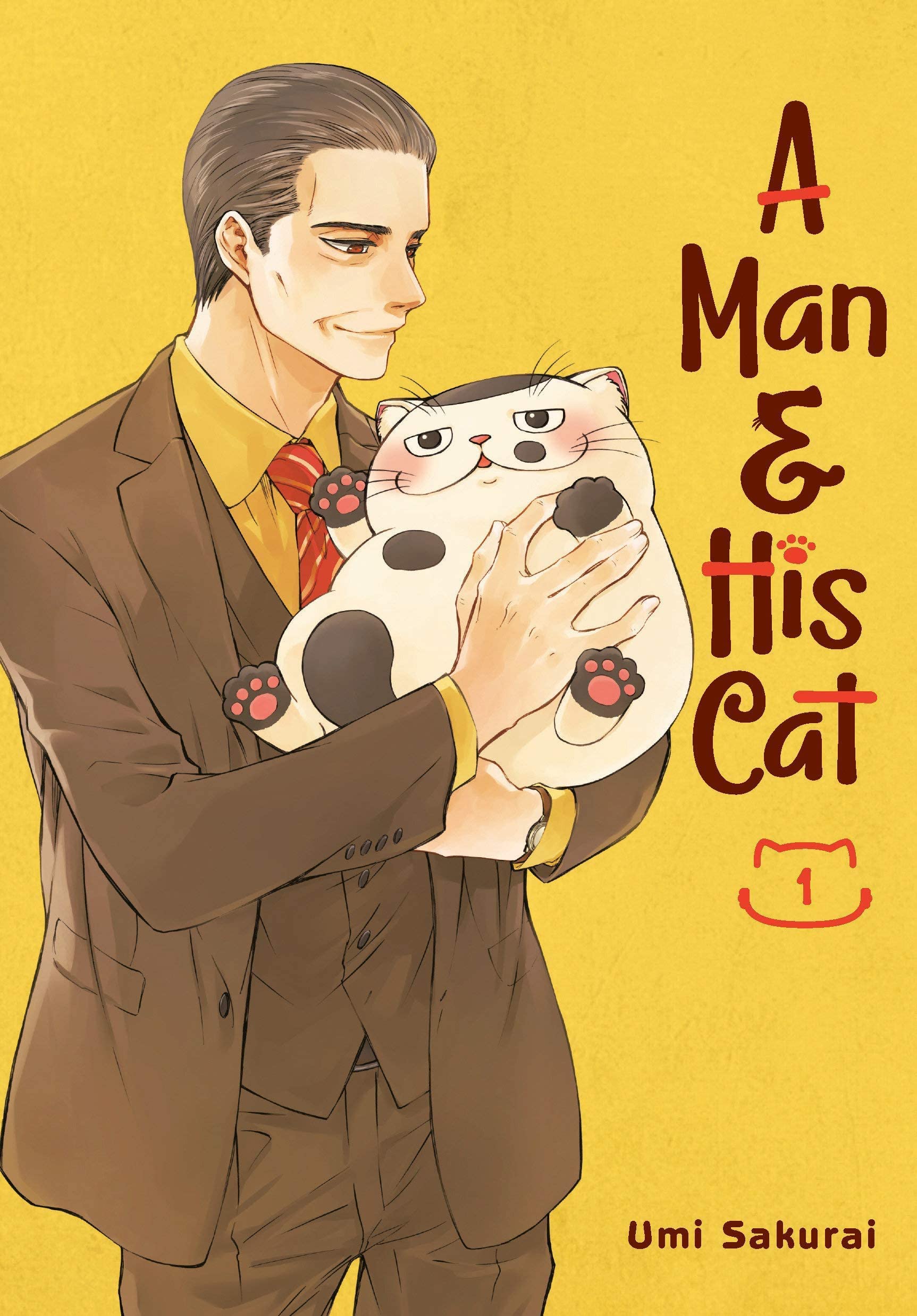 A Man and His Cat Manga Collection Set Vol. 1-9 by Umi Sakurai (9 Books)
