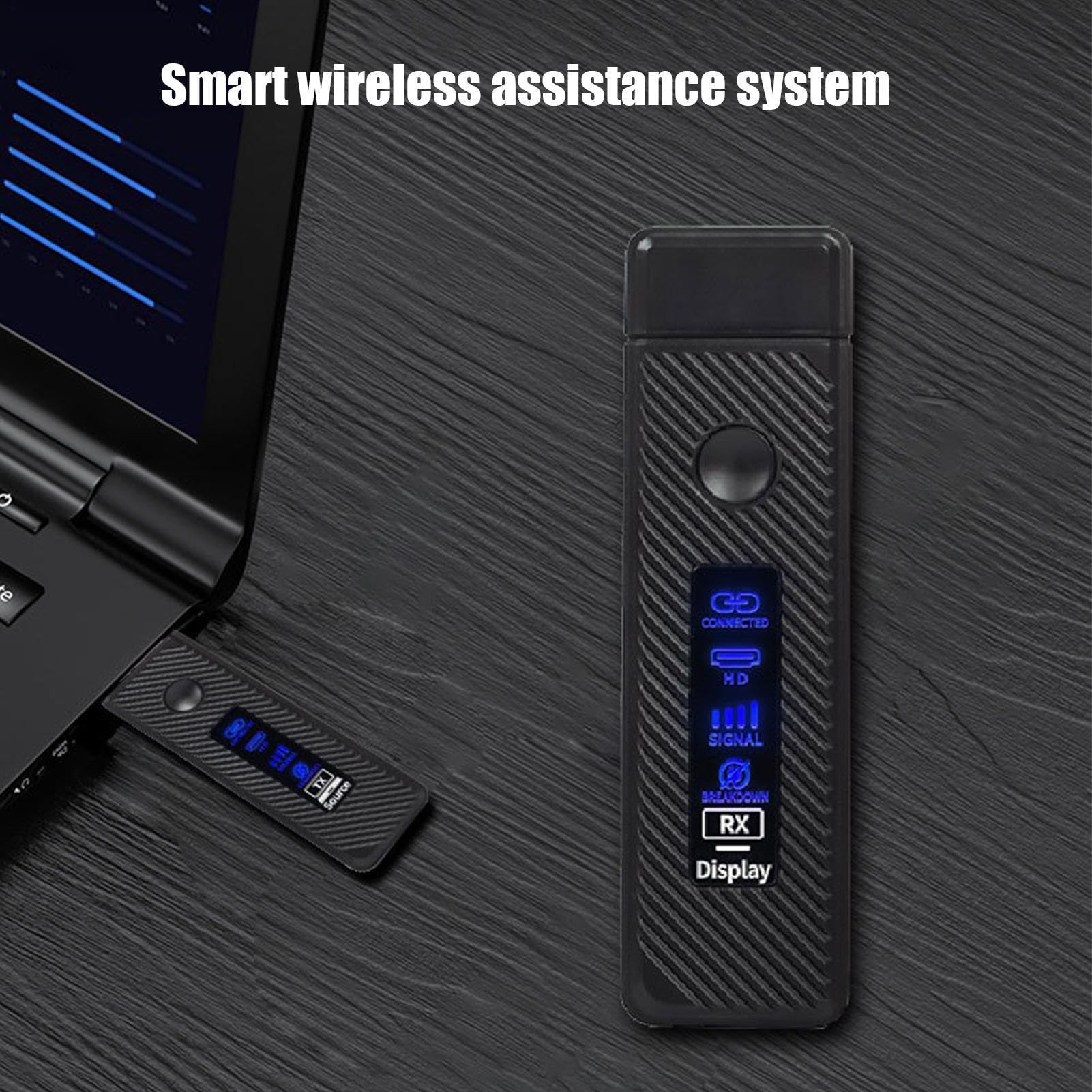 Trasmettitore Ricevitore Video Dispositivo Streaming Video Wireless | Supporto per Proiettori e Display Dispositivo Stabile e Versatile per Elettronica