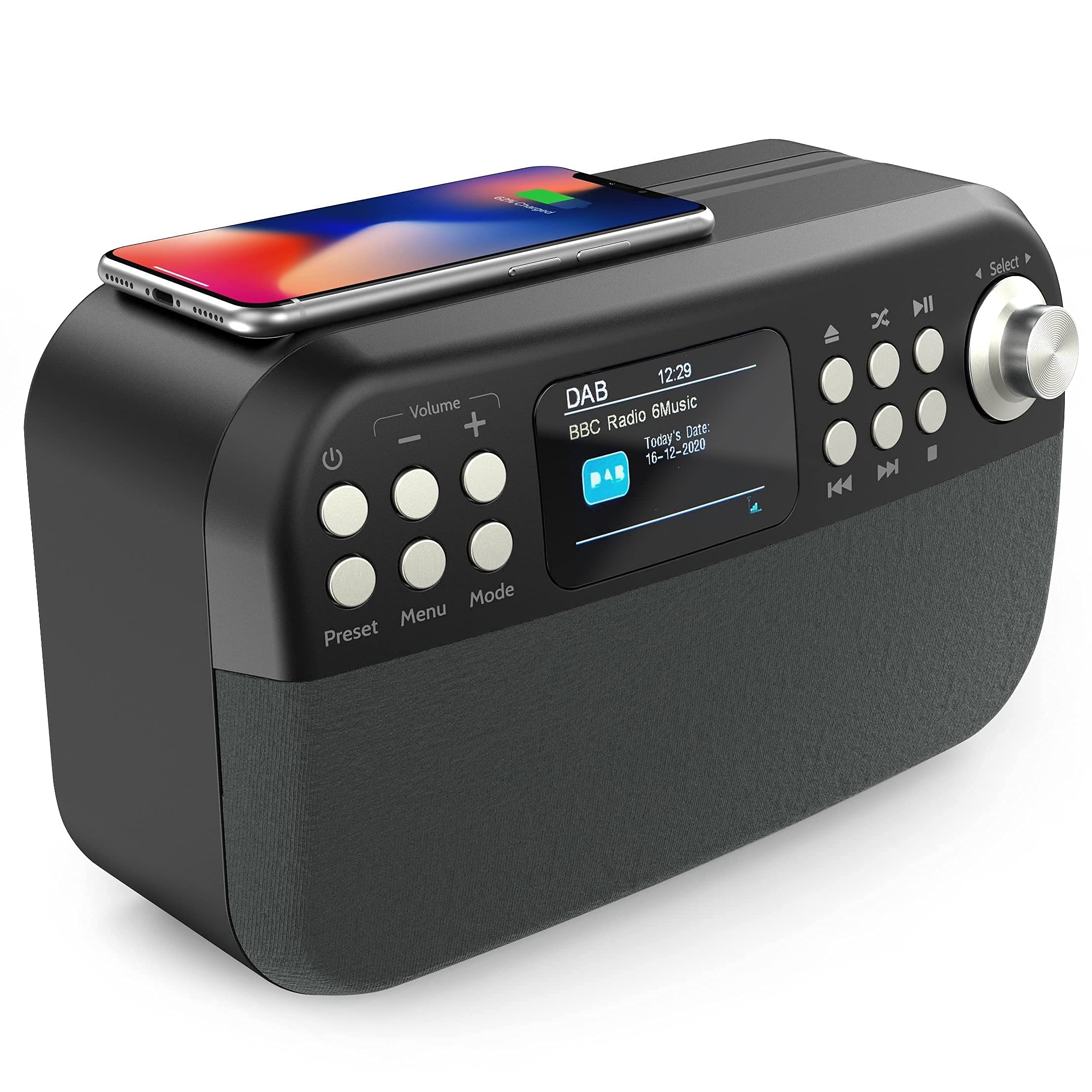 Buy CD Player DAB/DAB+/FM Radio, Home Audio HiFi System with Bluetooth