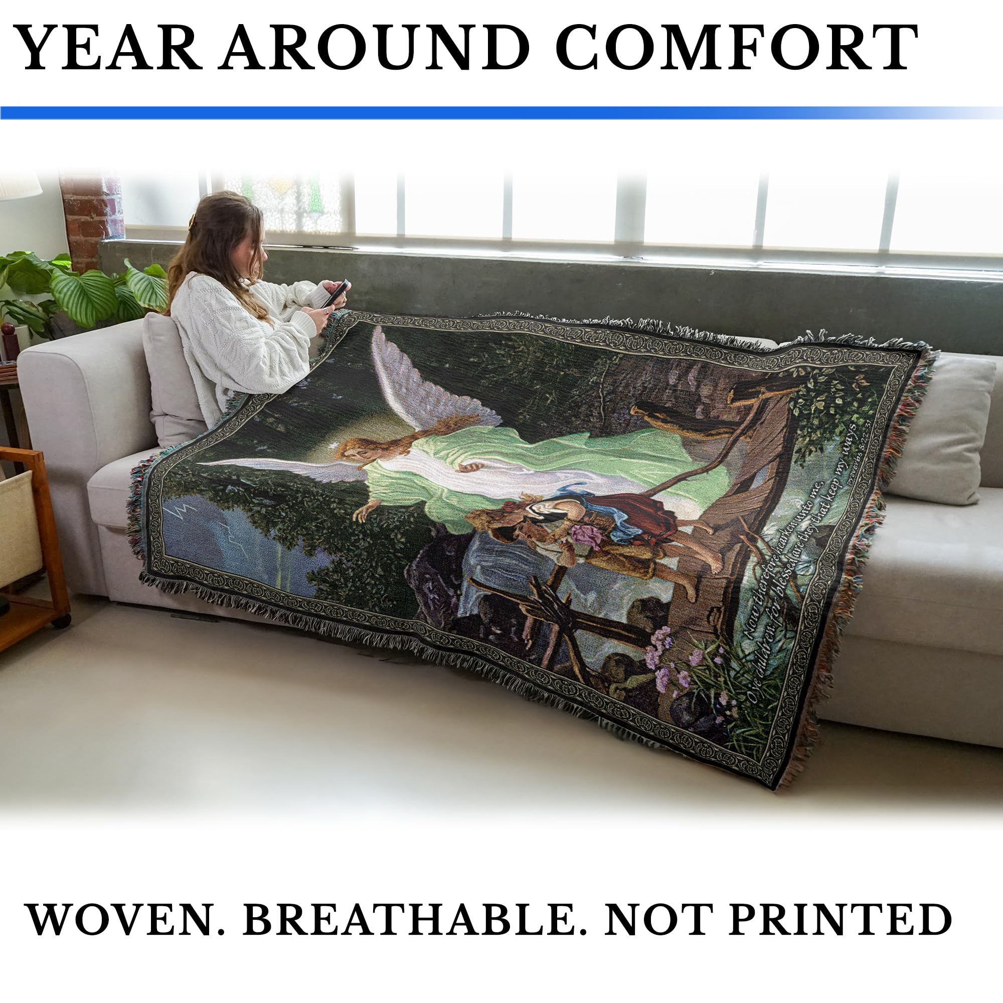 Amazon.com: Pure Country Weavers Guardian Angel and Children