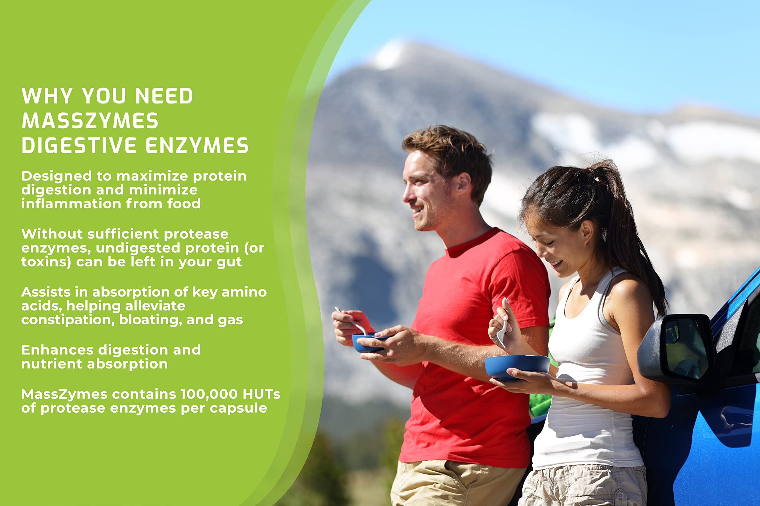 BiOptimizers MassZymes Complete Digestive Enzymes