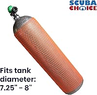 Vista 3 de Scuba Choice Diving Tank Mesh Protecto - Durable Nylon Sleeve for Scratch Protection, Adjustable Length, Easy-to-Install Scuba Accessory for All
