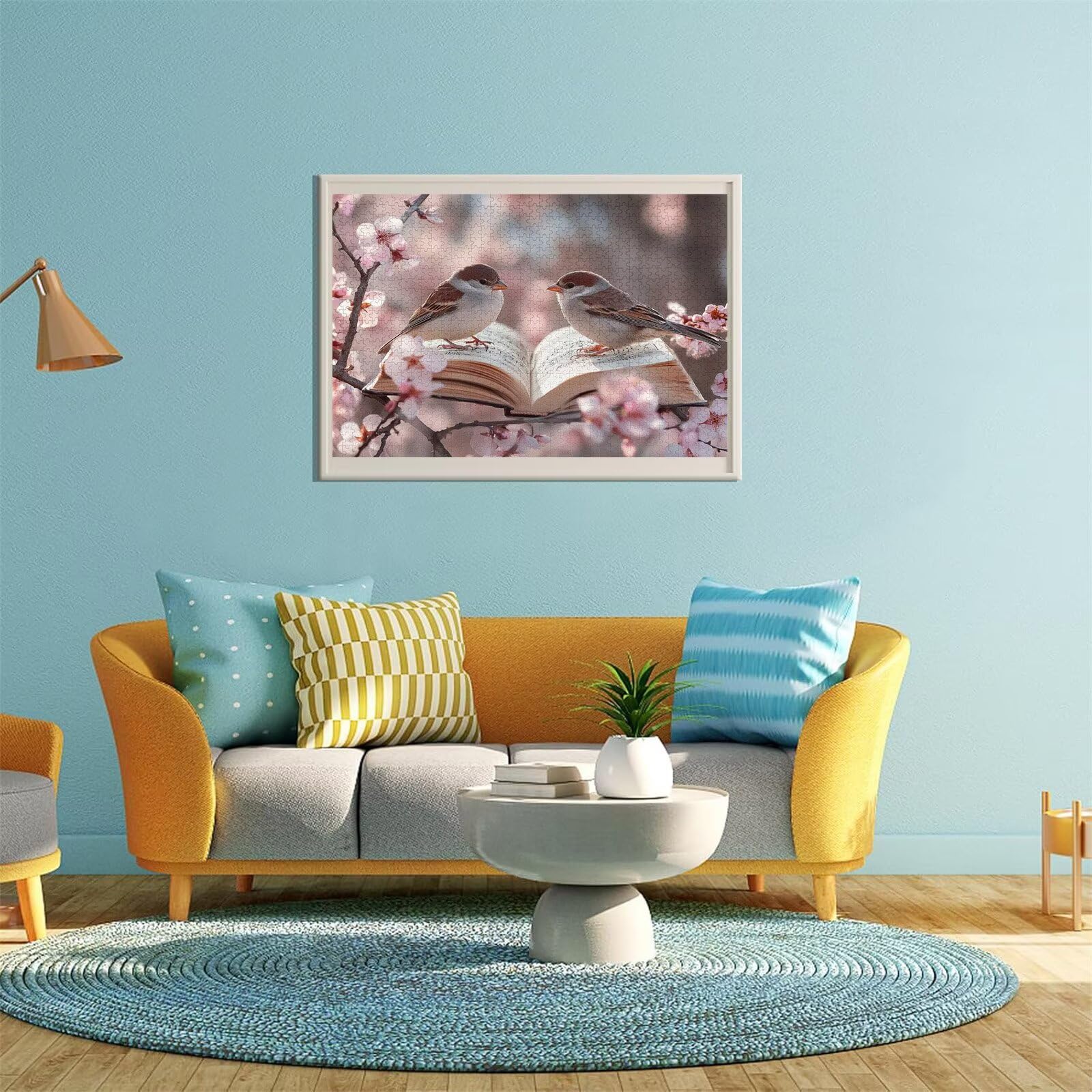 Puzzle Erwachsene 2000 Teile Vogel Blume Educa Jigsaw für Kinder ab 8 Jahren Mädchen Jungen, Erwachsene Impossible Klassische Puzzles Schwer, Anspruchsvoll Spielspaß, Als Geschenke 70x99cm t-748