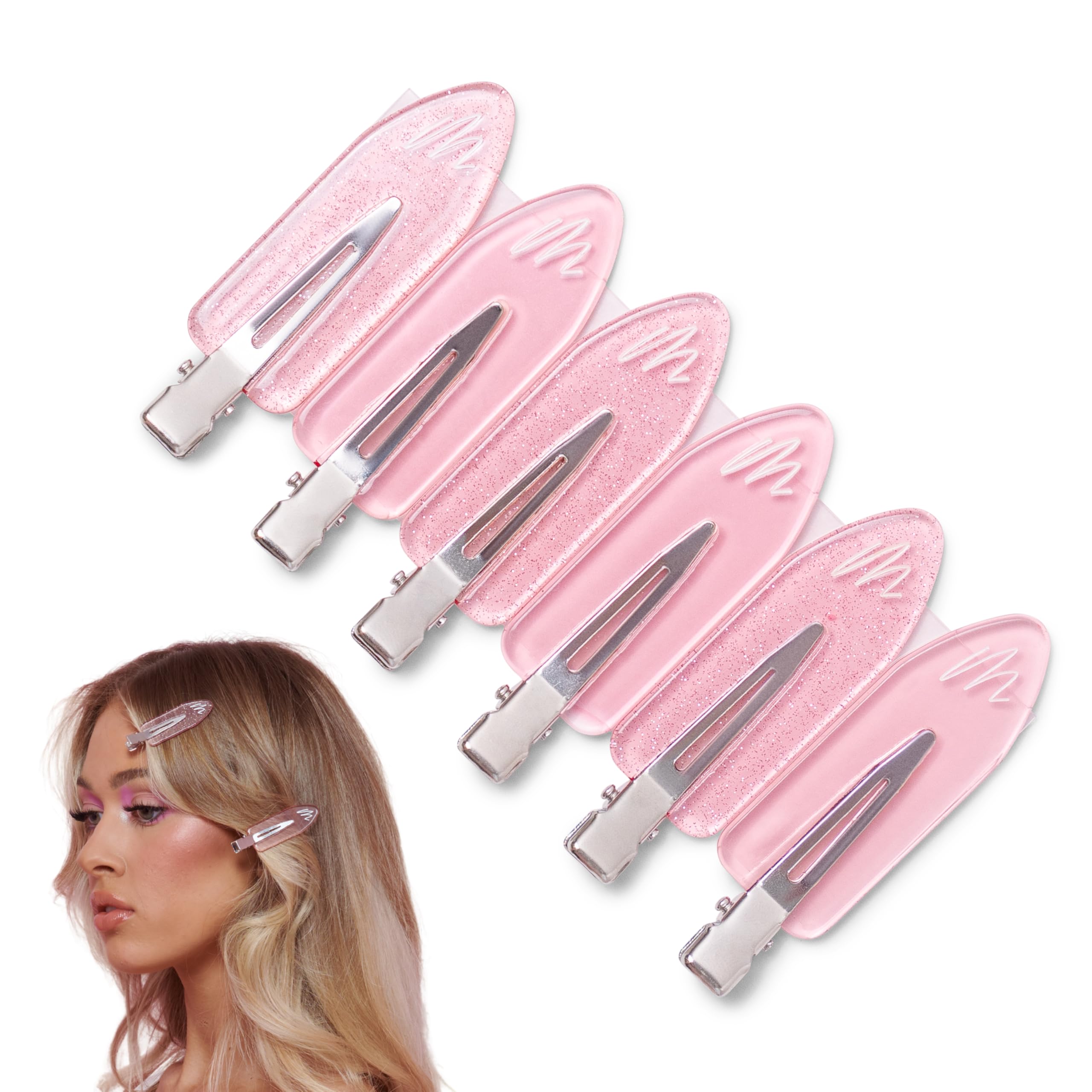 No-Crease Clips I Pro Styling Hair Clips I Perfect Curls Waves I Salon Quality I Gift Idea
