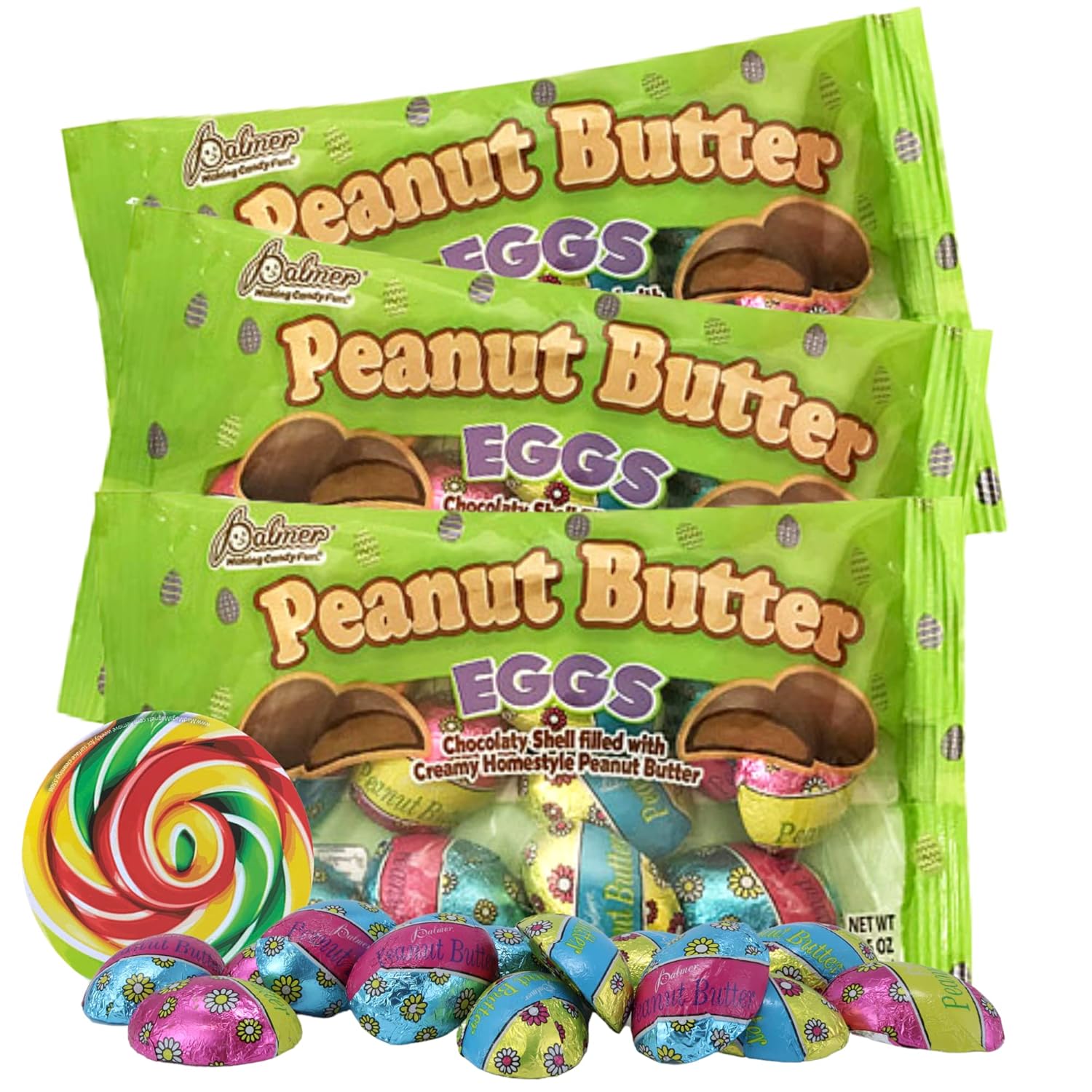 Easter Peanut Butter Cup Eggs, Milk Chocolate Flavored