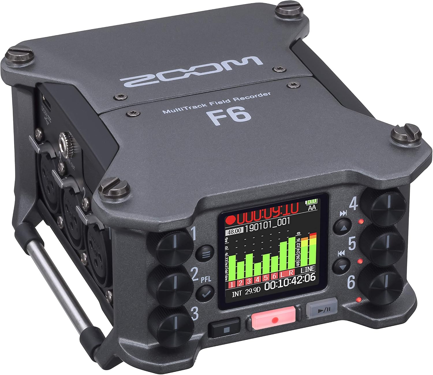 Zoom F6 Professional Field Recorder for Filmmakers & Musicians
