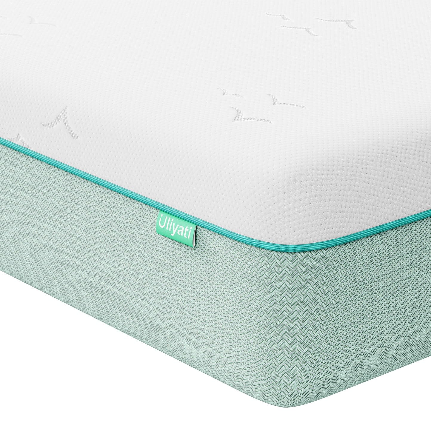 Uliyati Double Mattresses with Gel & Bamboo Charcoal Foam, Double Memory Foam Mattress, Cool Sleep & Odor-Eliminating - Medium, 135x190x20CM