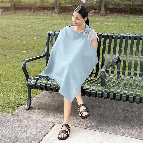 Miniatura 5 de Cómoda funda de bebé para lactancia materna, protección de privacidad con cubierta rígida y transpirable para lactancia materna, cubierta multiusos