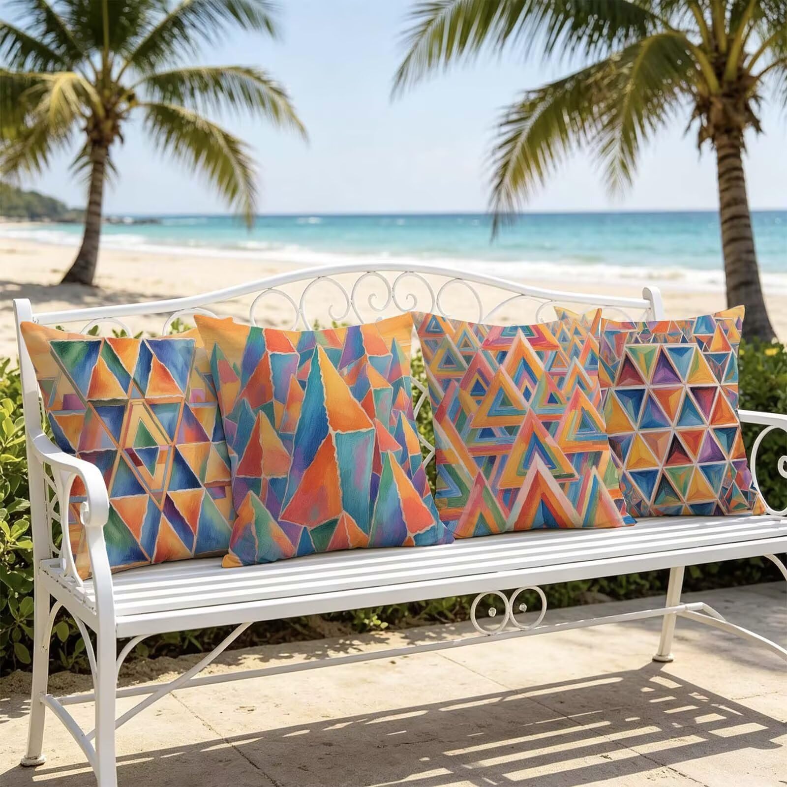 Color Outdoor Kissenbezug 50x50cm Wasserdicht Kopfkissenbezug THDZ-1462