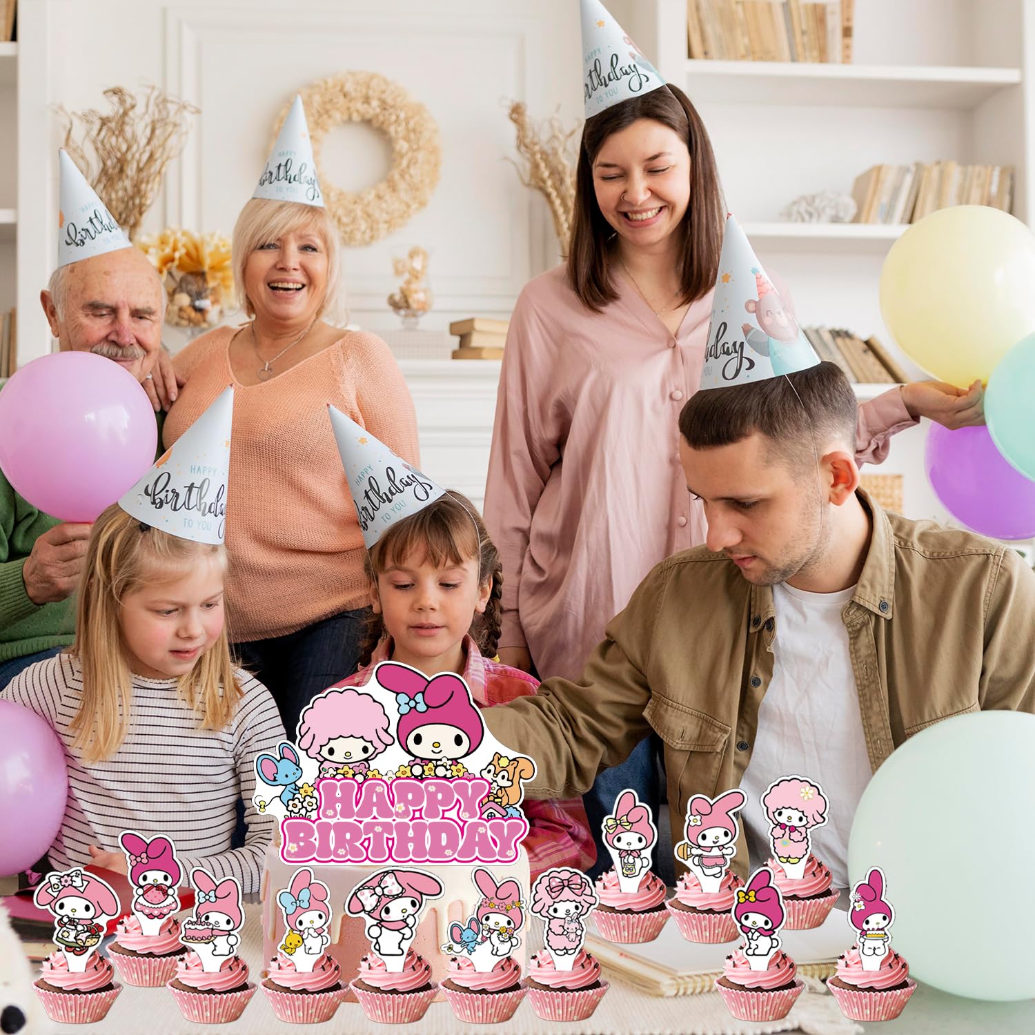 Décorations D'Anniversaire Thème Melody Kit, Ballons De Fête