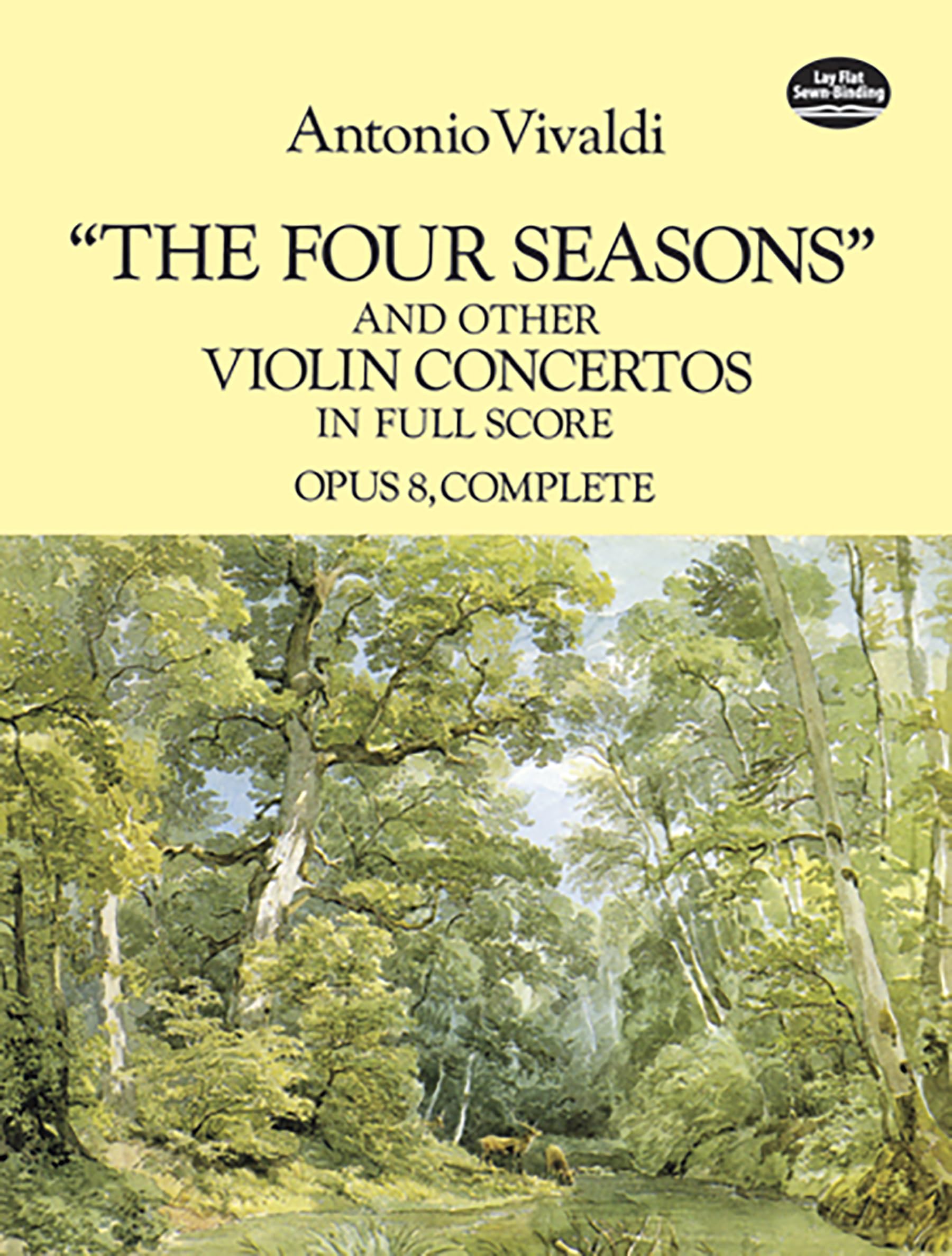 Antonio Vivaldi 'The Four Seasons' And Other Concertos In Full Score (Dover Music Scores): In Full Score Op 8 Complete (Dover Orchestral Music Scores)