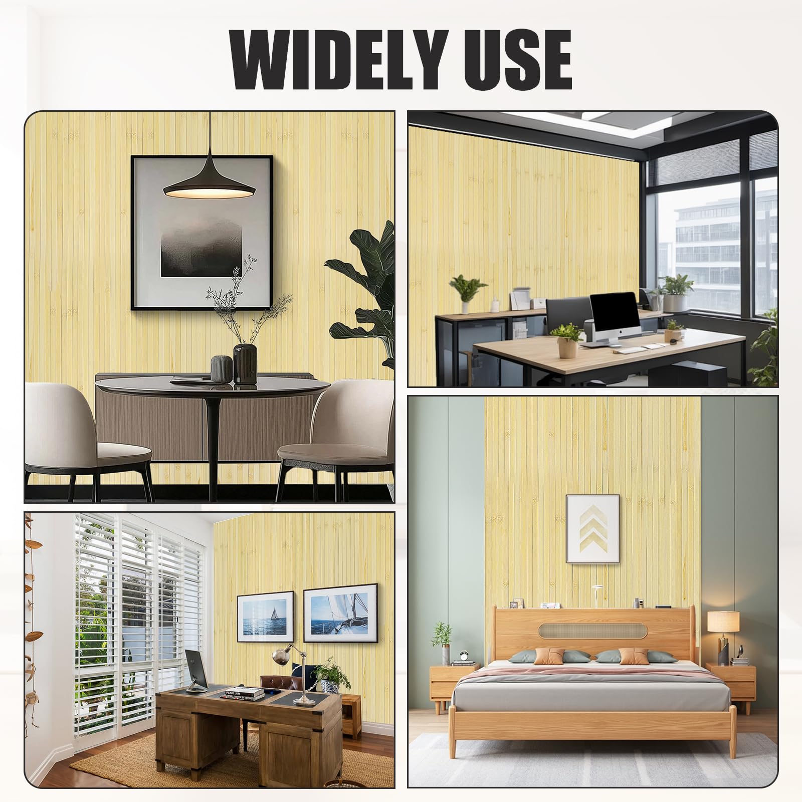 Bamboo Wall Panels - Natural Decor -5