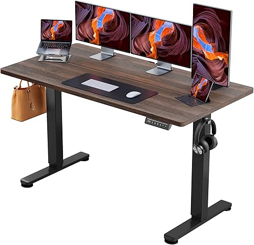 ErGear Height Adjustable Electric Standing Desk, 63 x 28 Inches