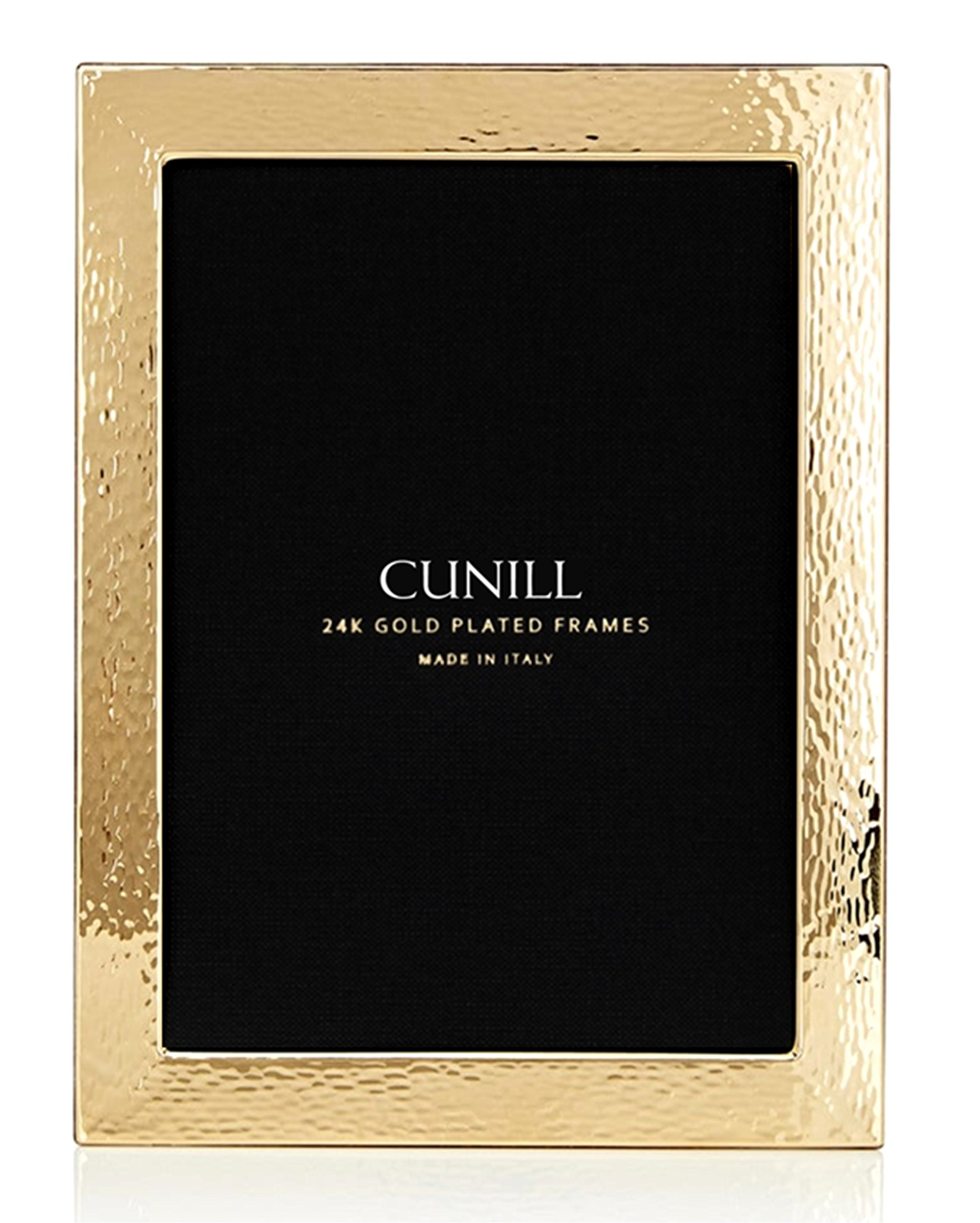 Cunill 8846G 24k Gold Plated Hammered 4x6 Frame