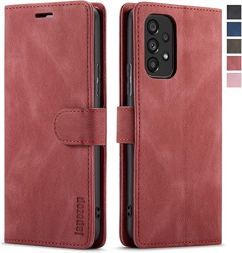 Miniatura 1 de Funda para Samsung Galaxy A53 5G, Samsung Galaxy A53 5G con tarjetero bloqueo RFID atril magnético, funda de cuero con tapa para Samsung Galaxy A53